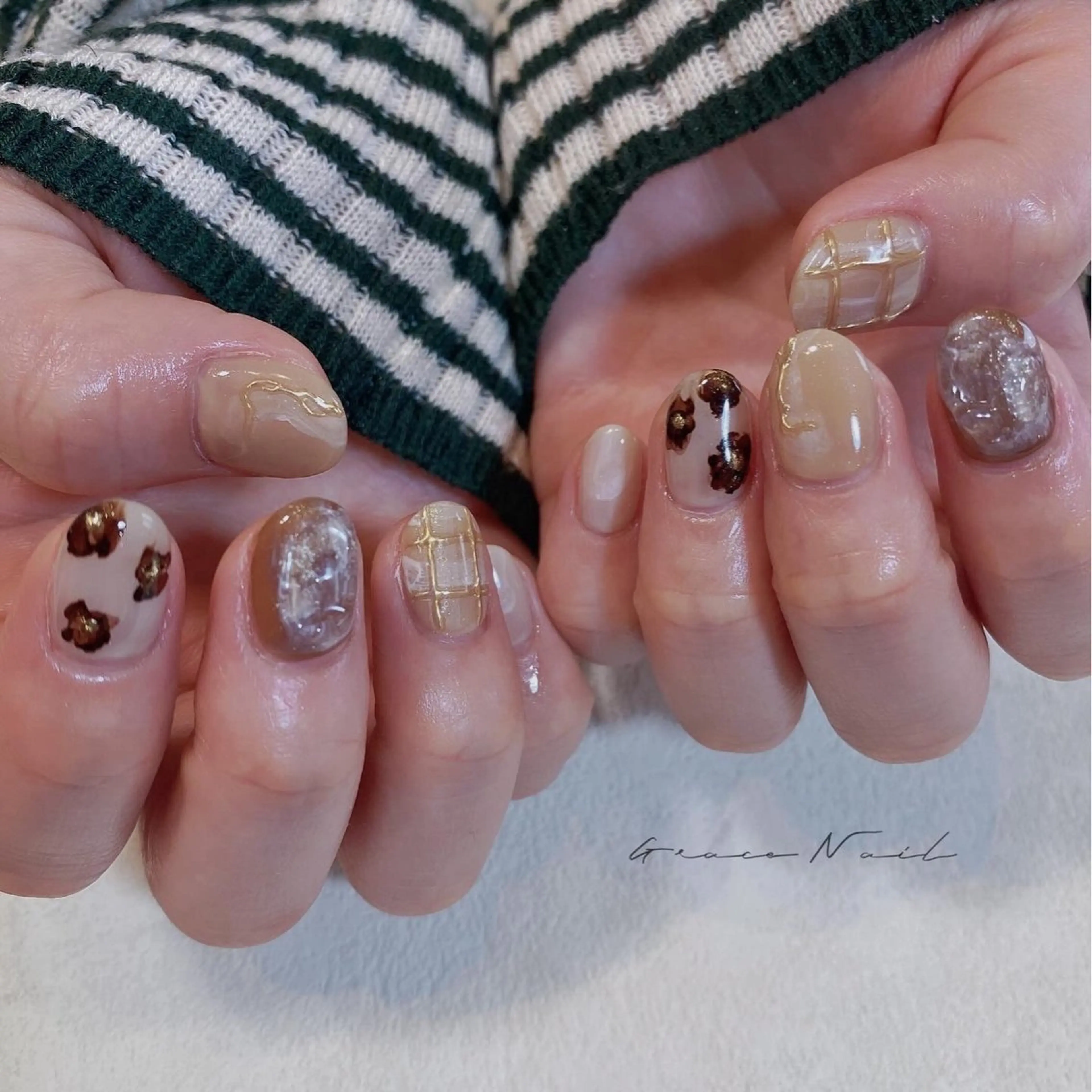 ネイル ハンドネイル ☆*｡Grace Nail｡*☆のネイルデザイン