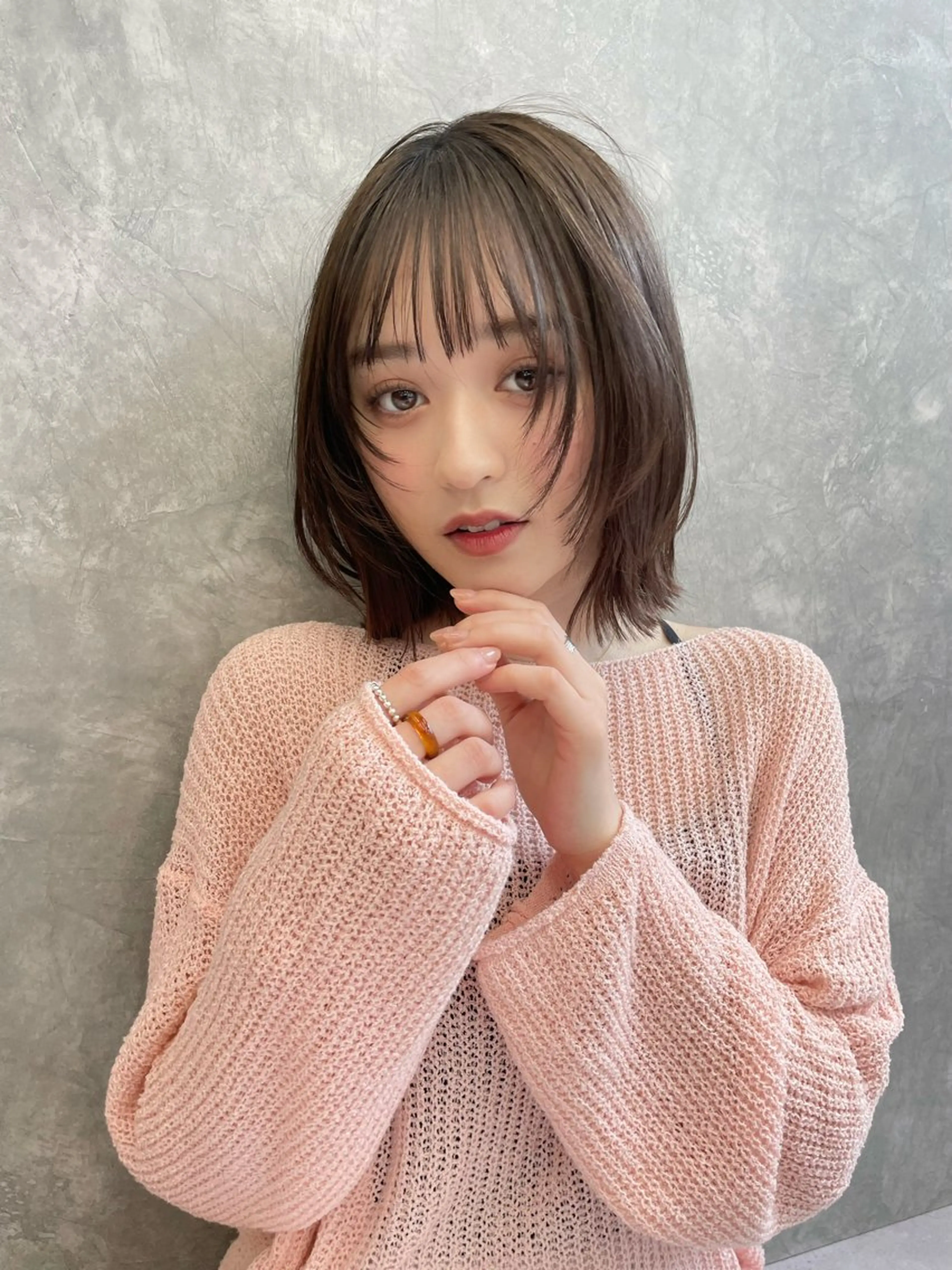 ショート ボブ レイヤーカット 江上 京花のヘアスタイル
