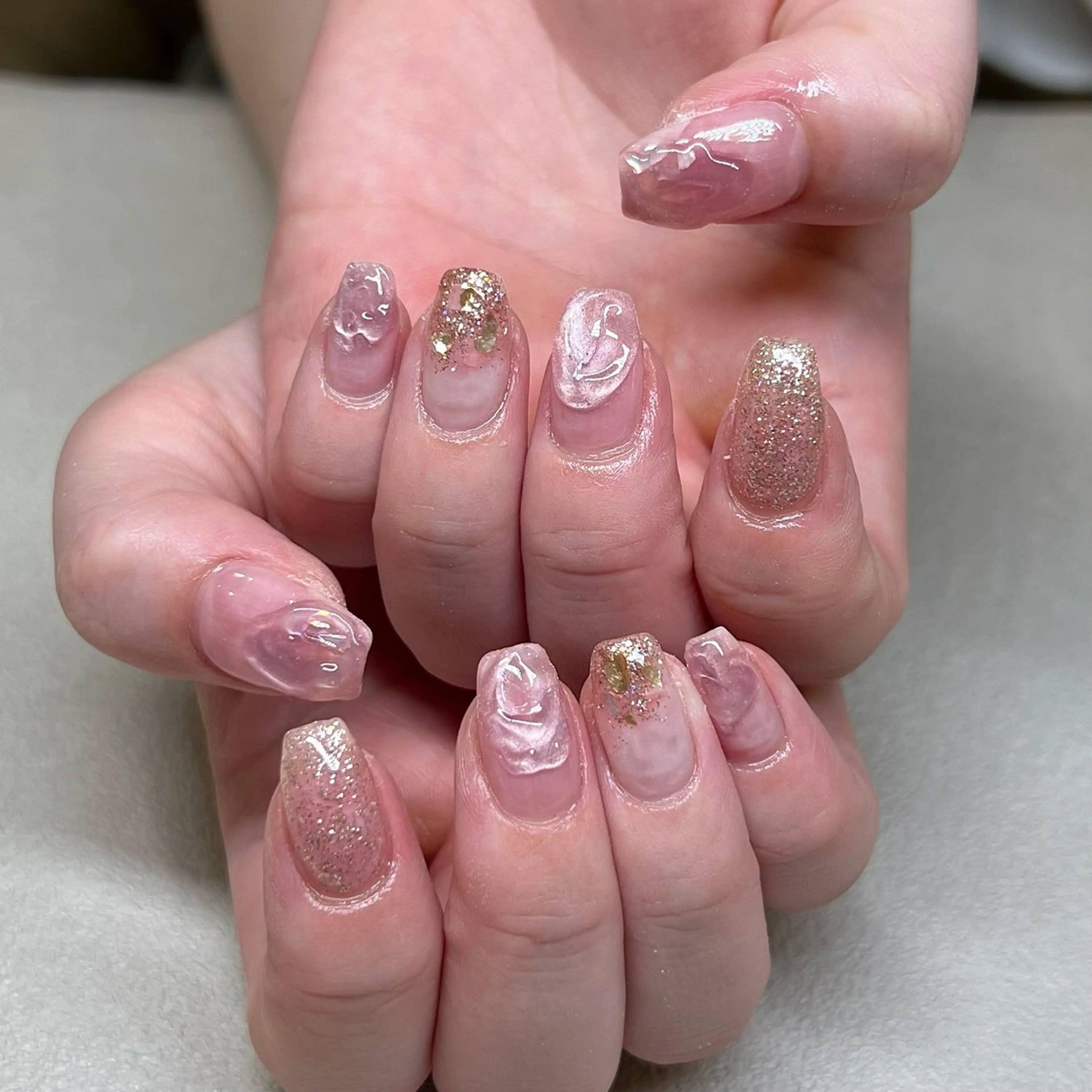 ネイル ハンドネイル maison de NALI ୨ৎ 鶴田のネイルデザイン