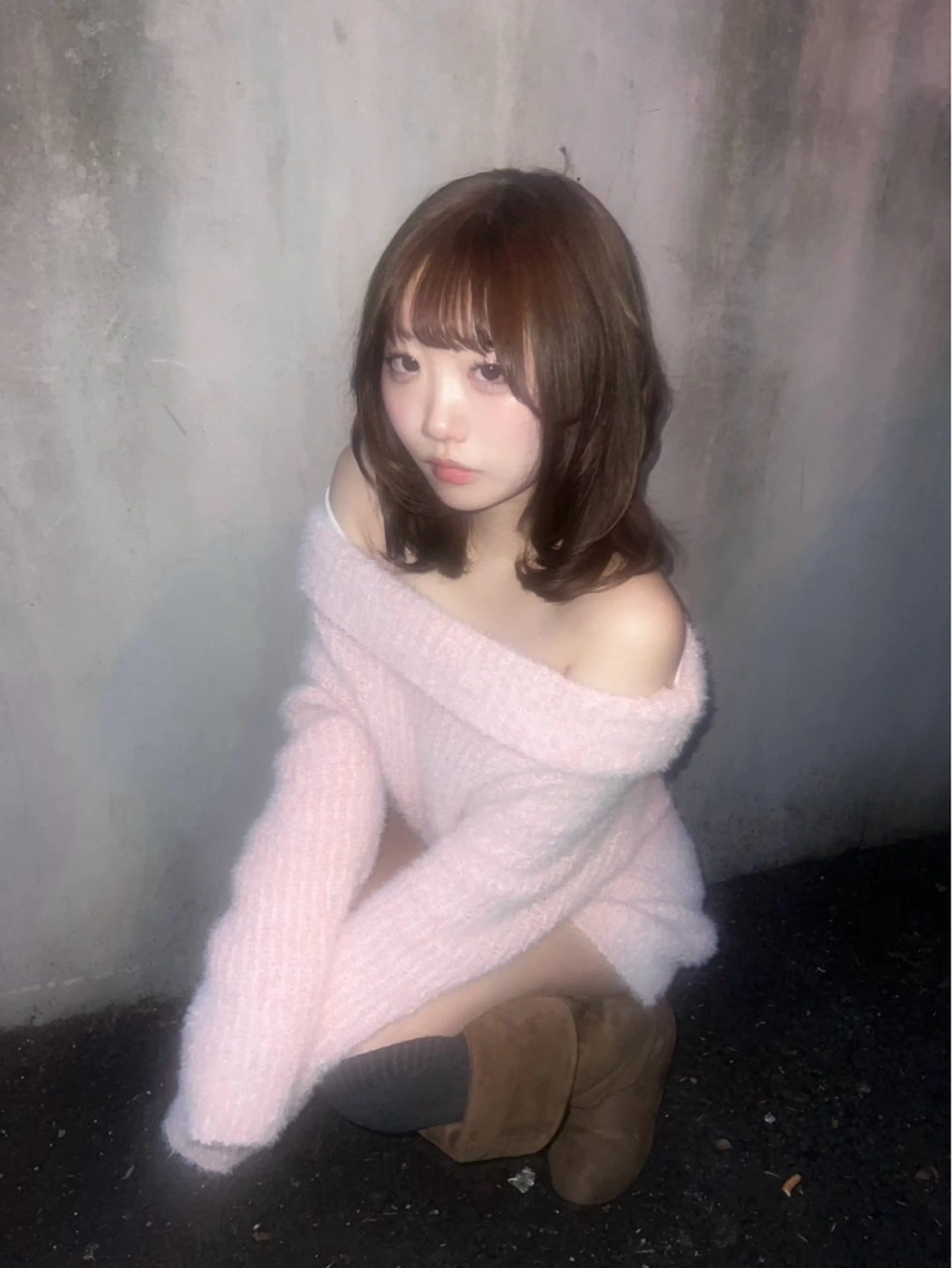 ミディアム ヘアカラー AIRA/ブリーチ ‪/透明感カラーのヘアスタイル
