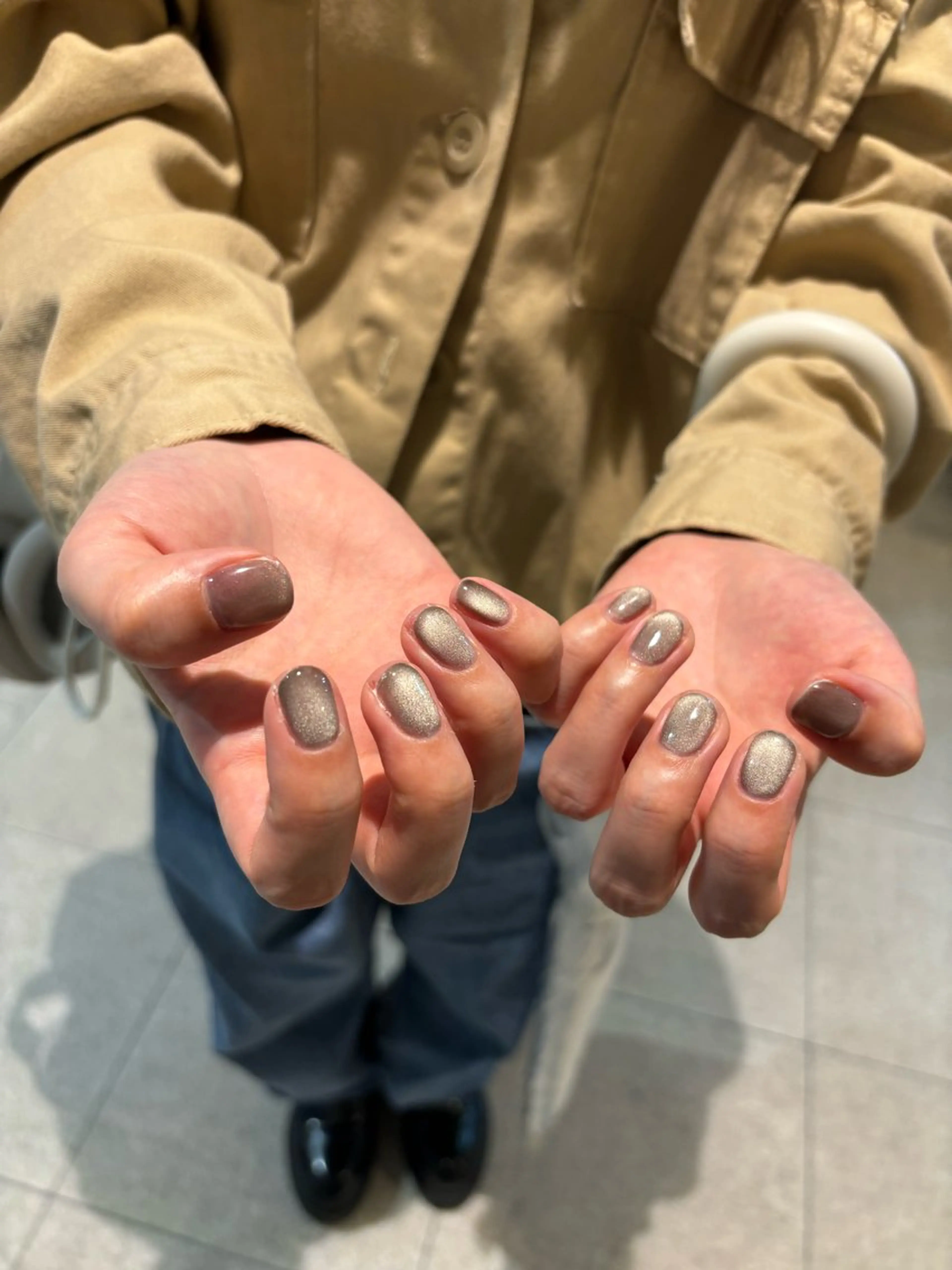 ネイル マグネットネイル ハンドネイル ネイルサロンマーノ所属・mano Hanaのネイルデザイン