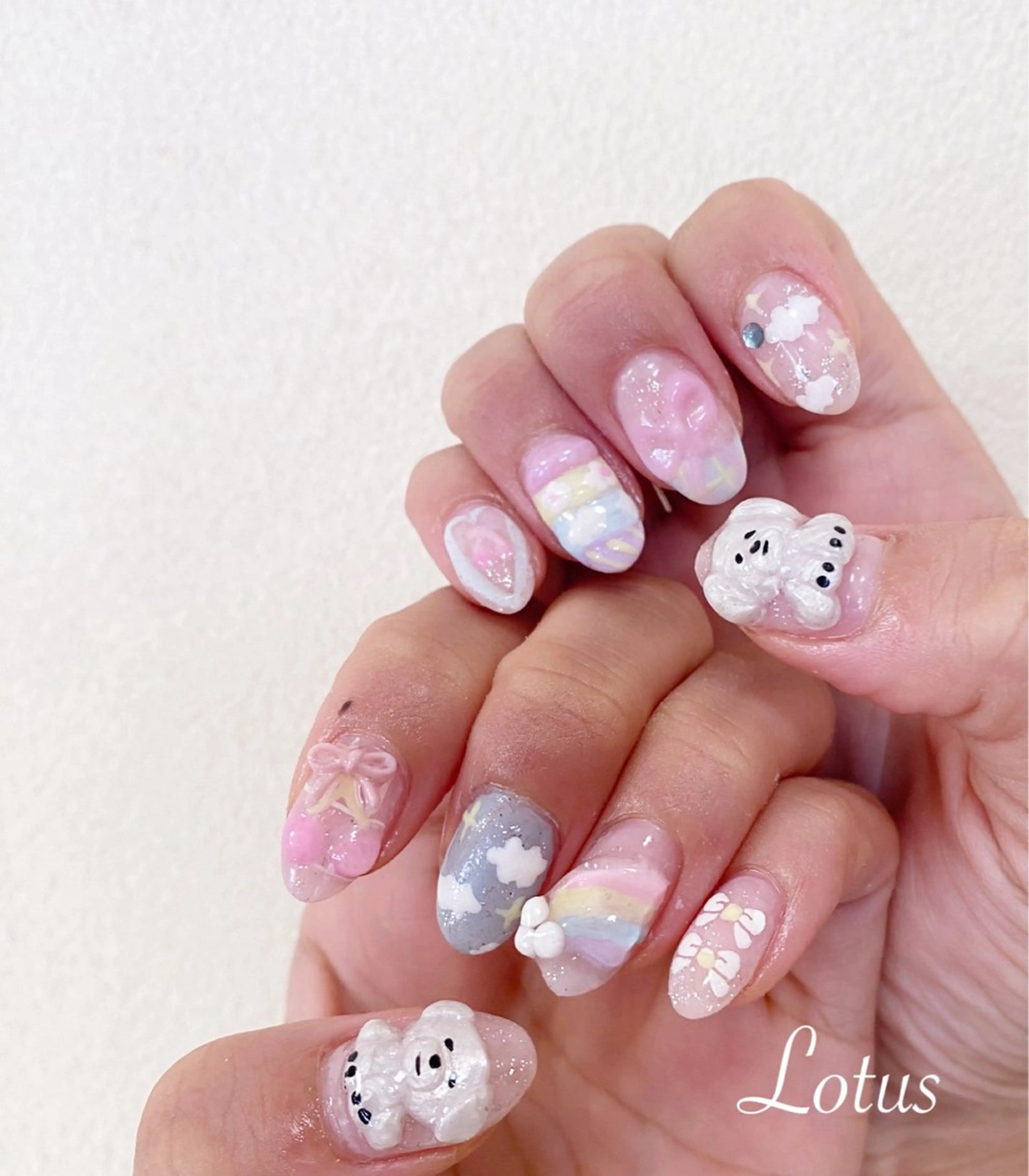 ネイル ハンドネイル ハンドケア ネイル＆脱毛 Lotus🌸のネイルデザイン