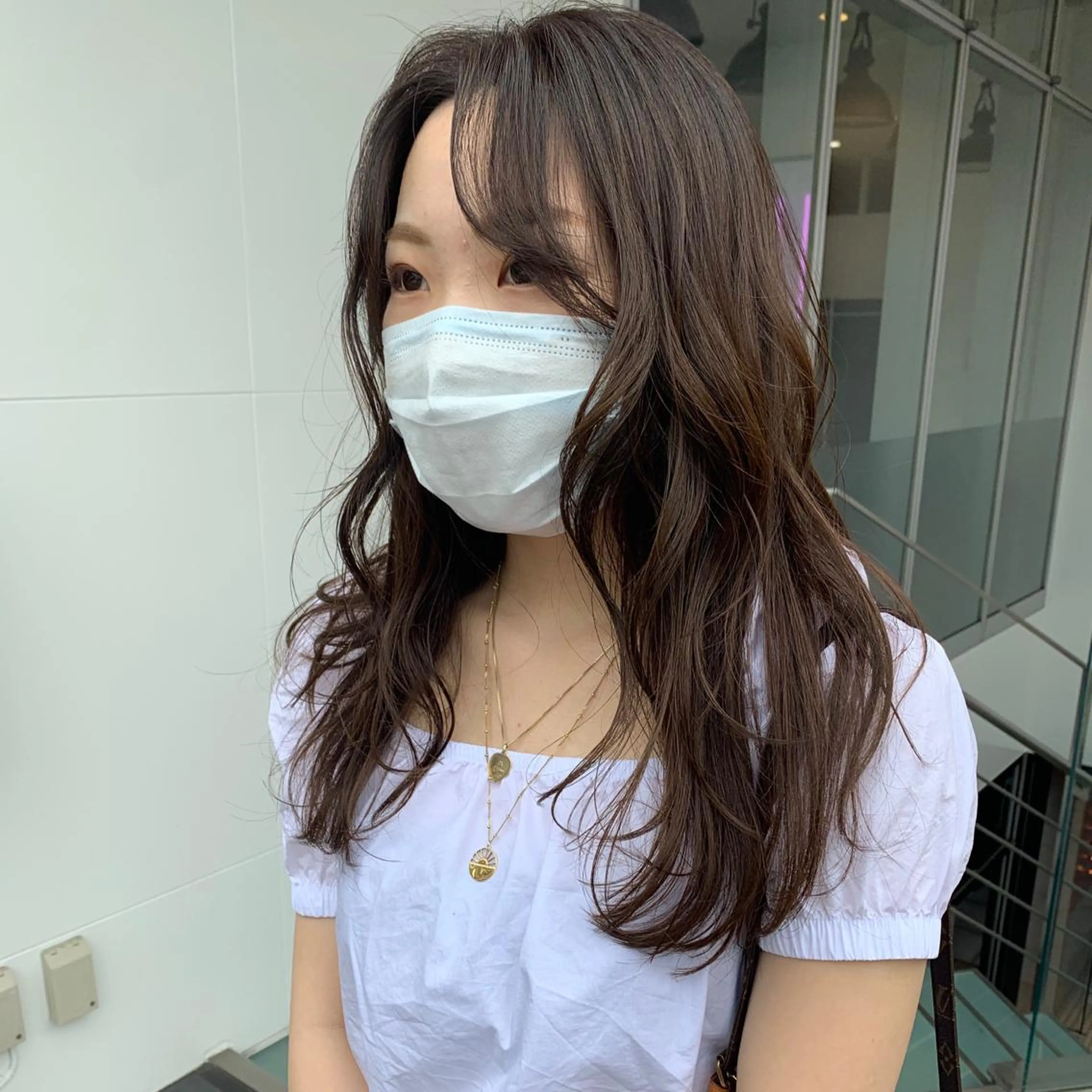 ロング カラー ハッシュカット/ハイ トーン/MANAMIのヘアスタイル