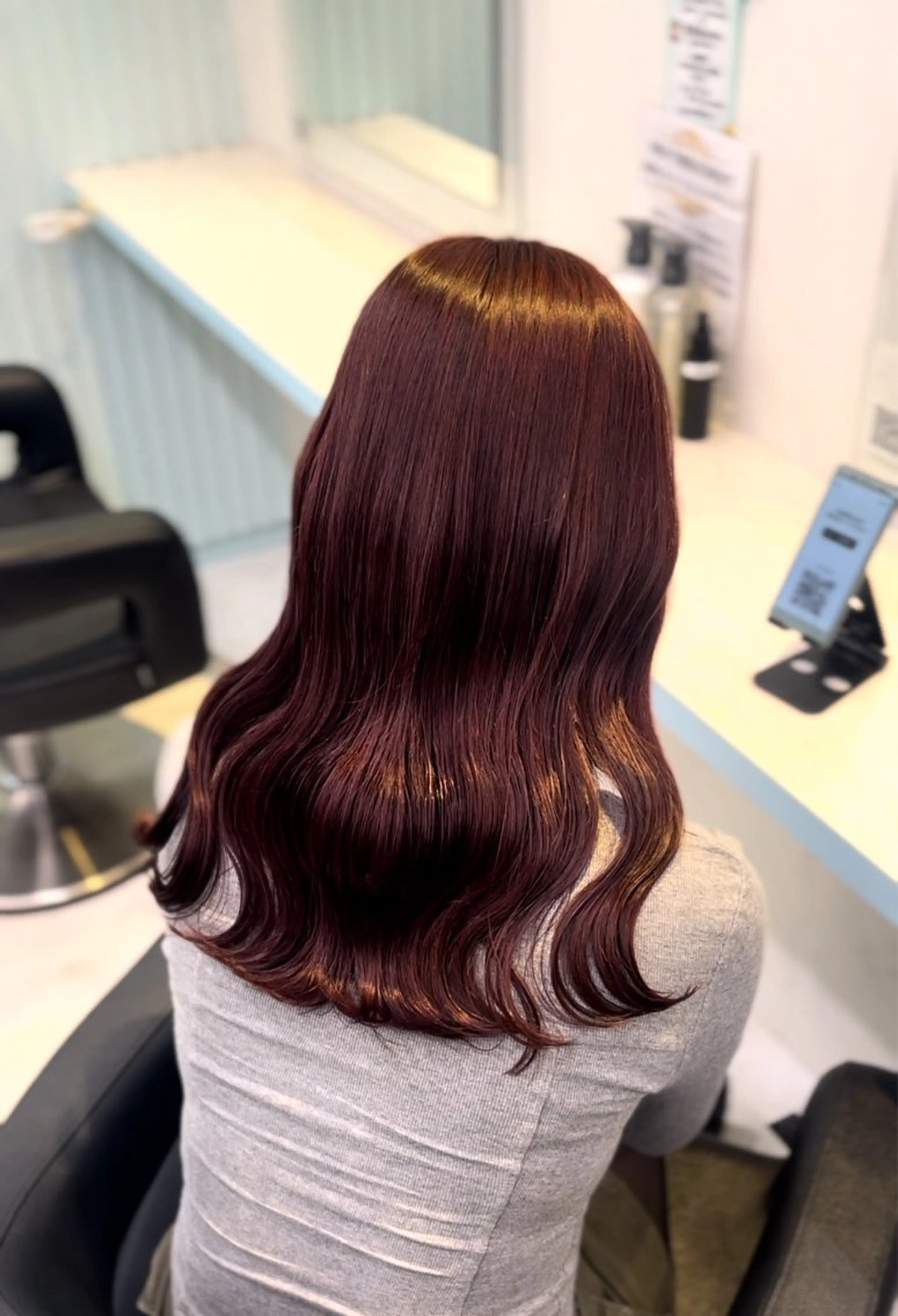 カラー ヘアカラー トリートメント ブリーチなし🍒中韓 /暖色系🍒のヘアスタイル