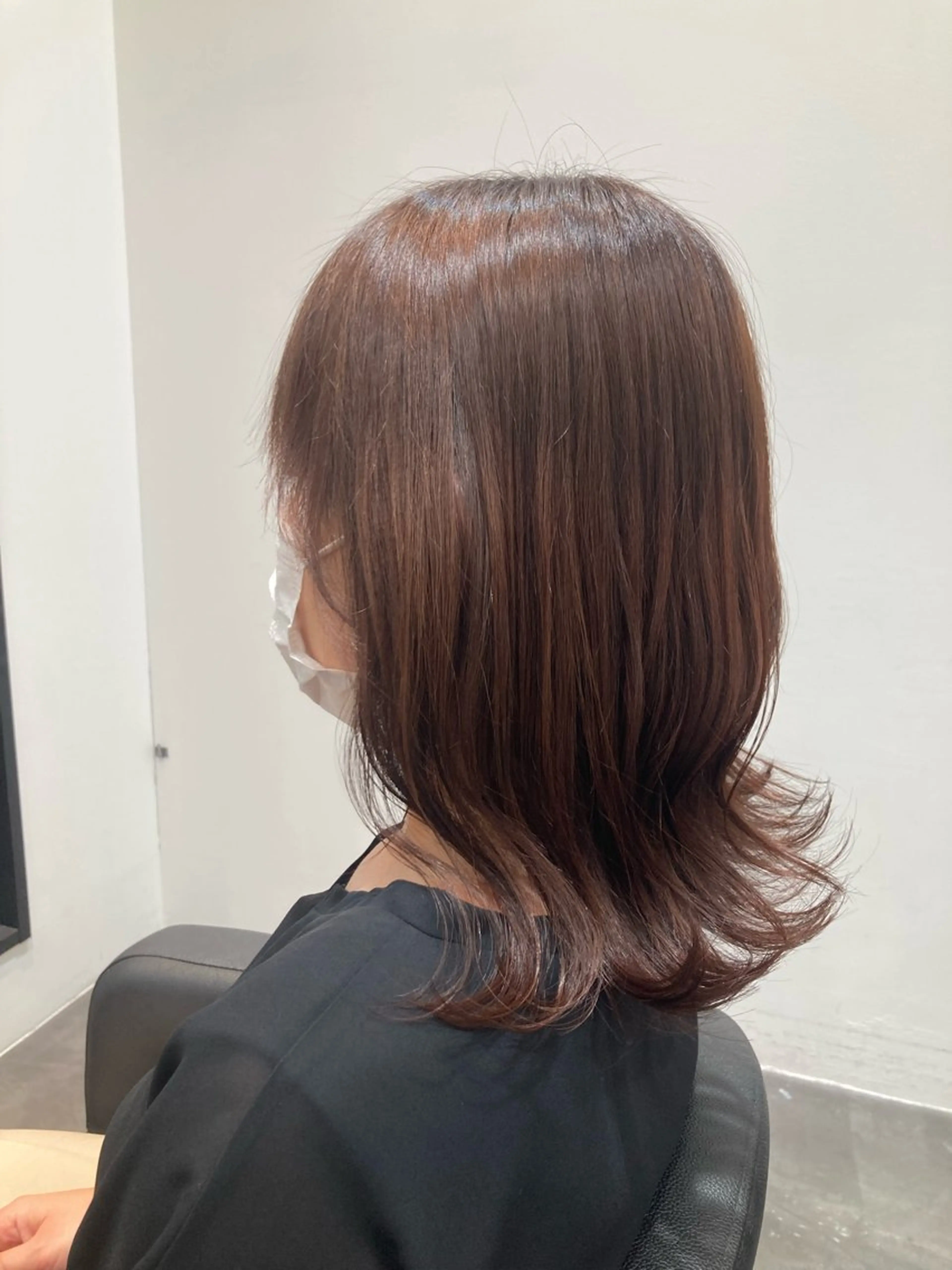 ミディアム カット ヘアカラー トリートメント hair salon rita 野々市所属・中野 幹也のヘアスタイル