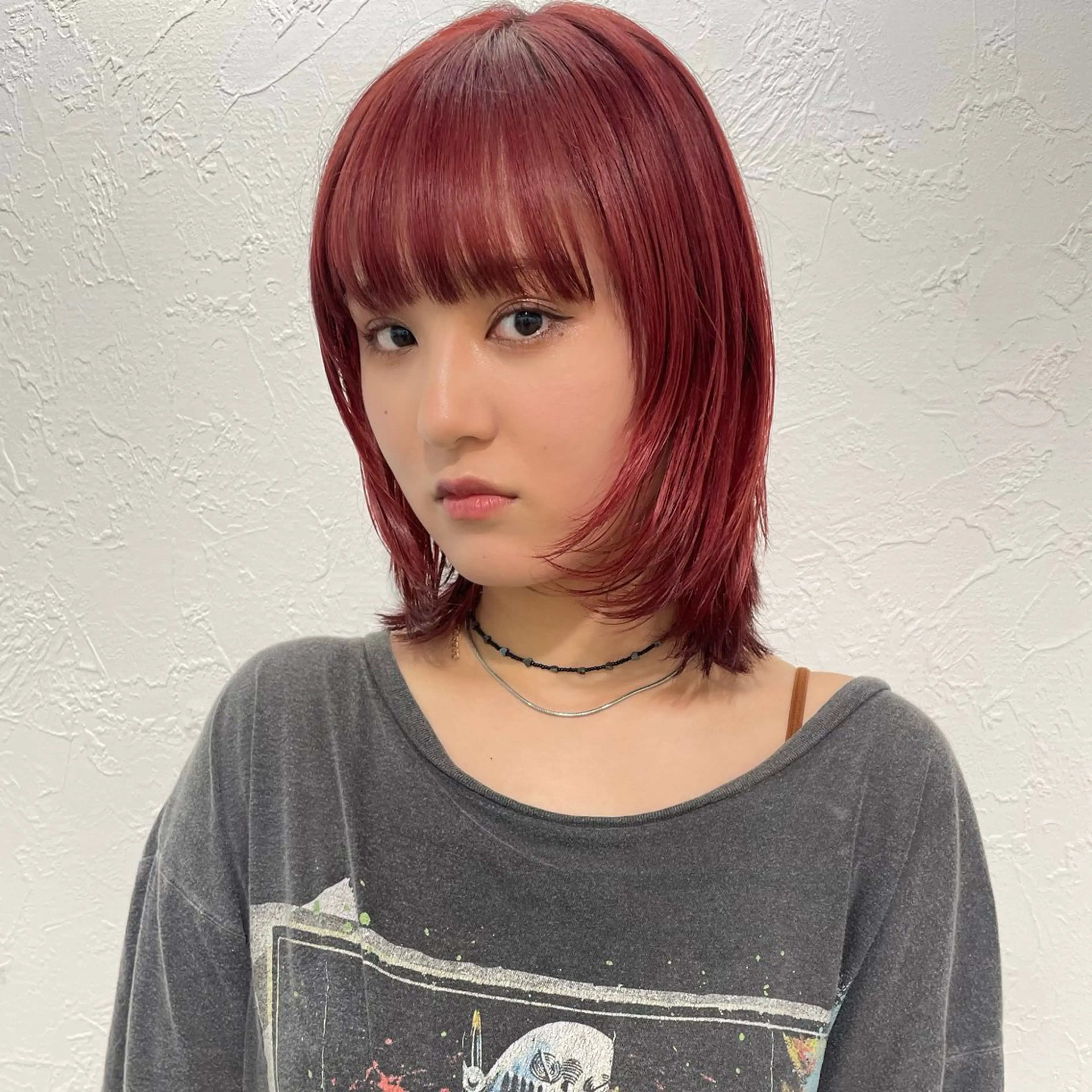 ミディアム カラー IwAsh  大和駅店所属・shiho .のヘアスタイル