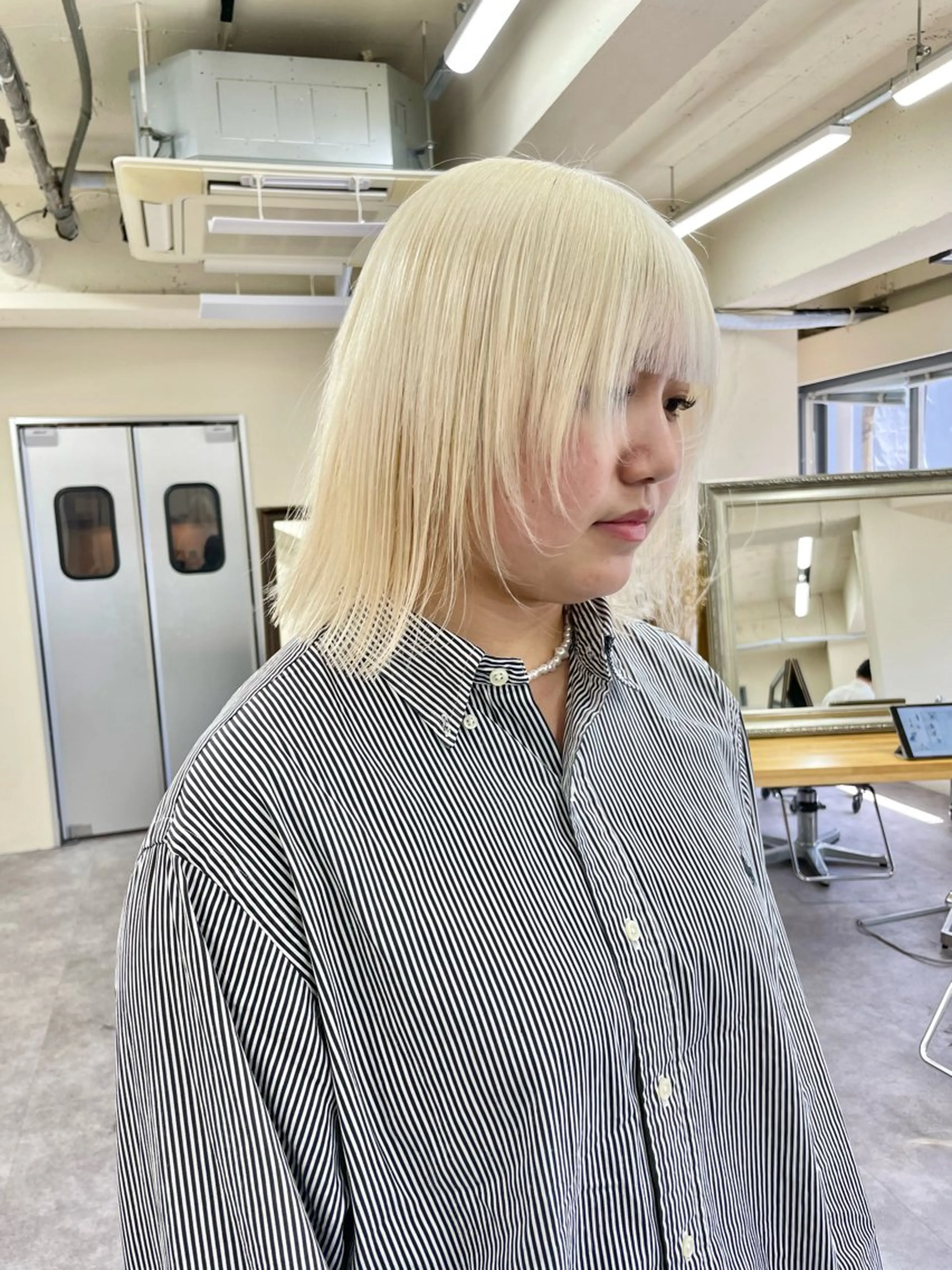 ミディアム カラー ブリーチカラー💖 rukaのヘアスタイル