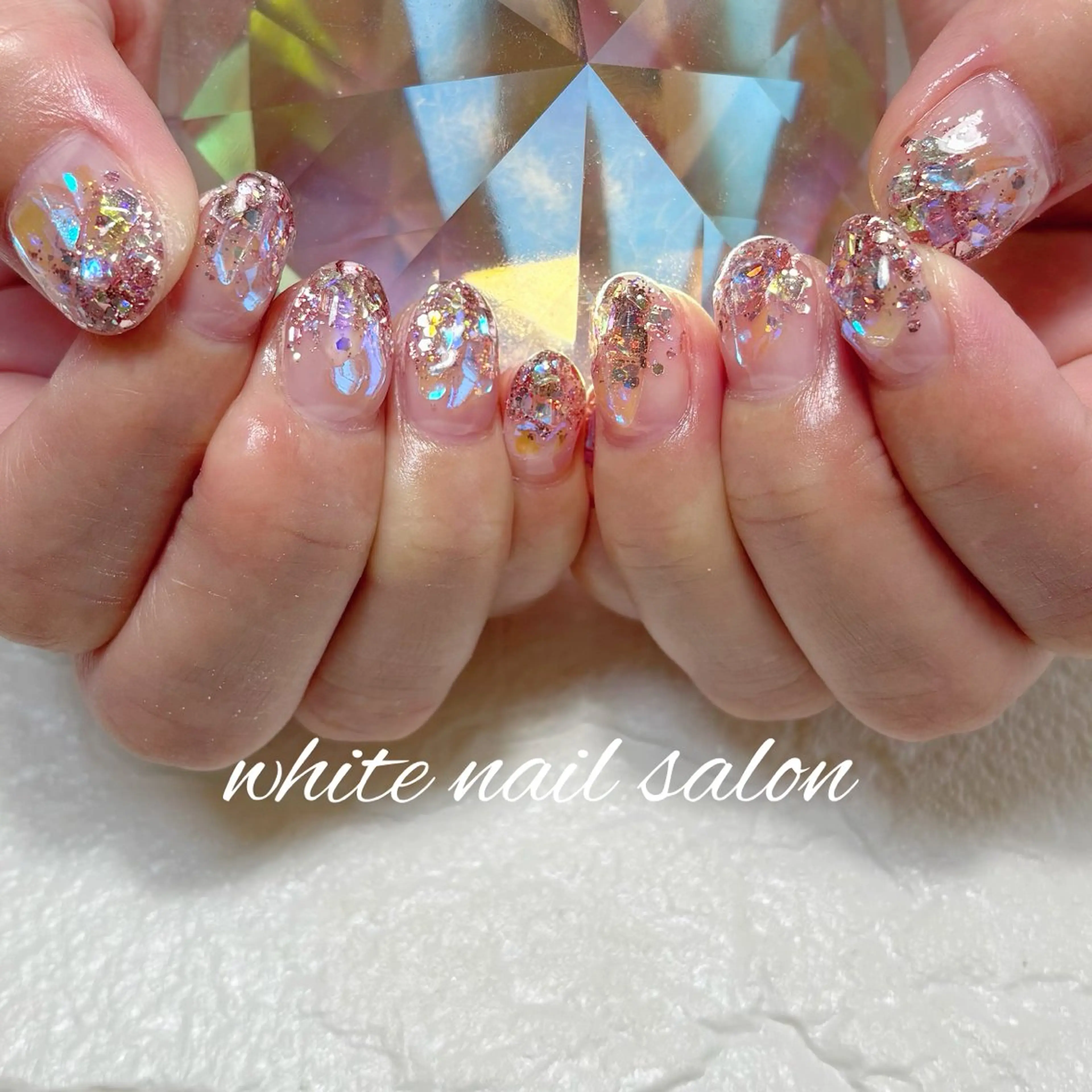 ネイル フットネイル ハンドネイル white nail salonのネイルデザイン