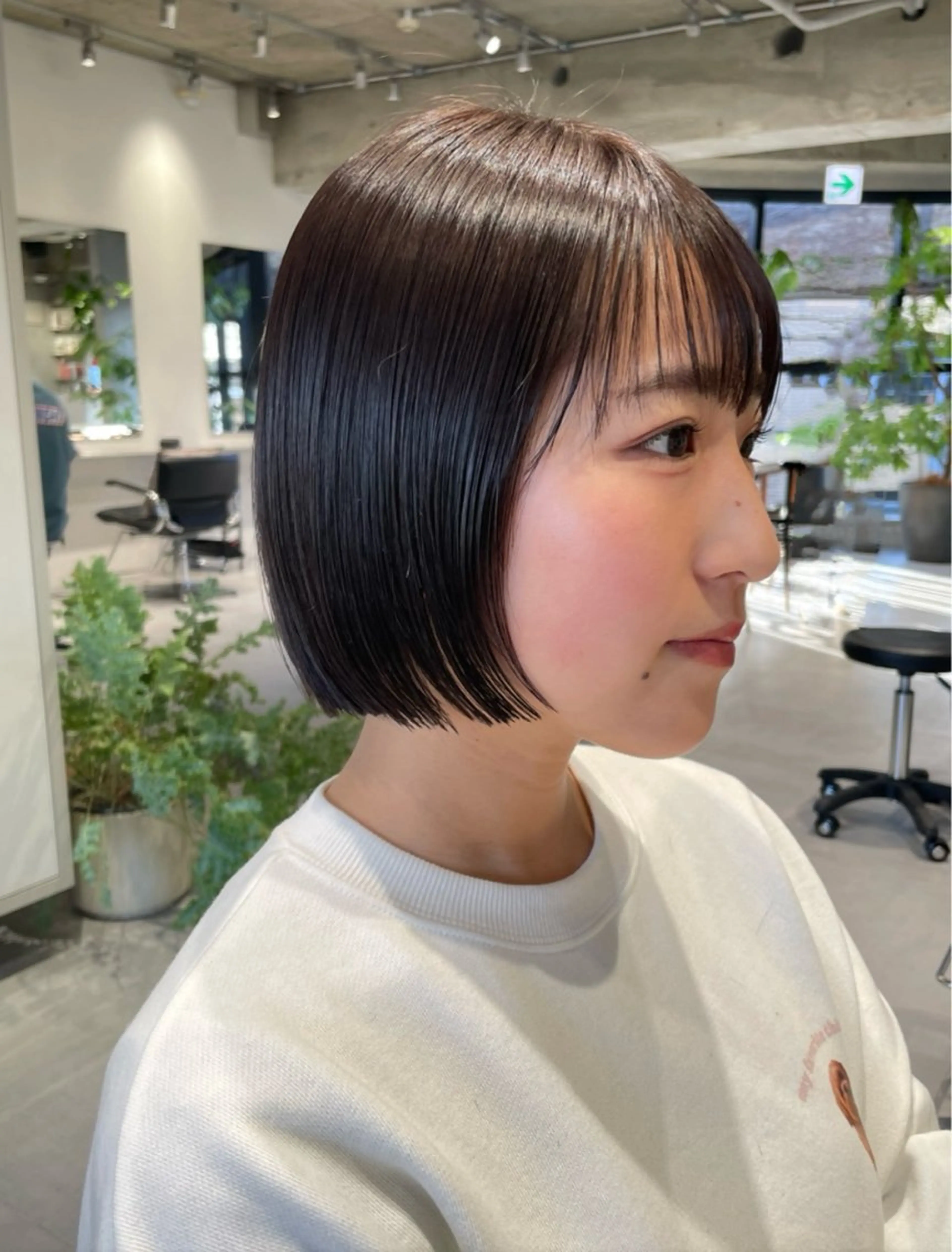 ショート FILMS所属・カット 綾菜のヘアスタイル