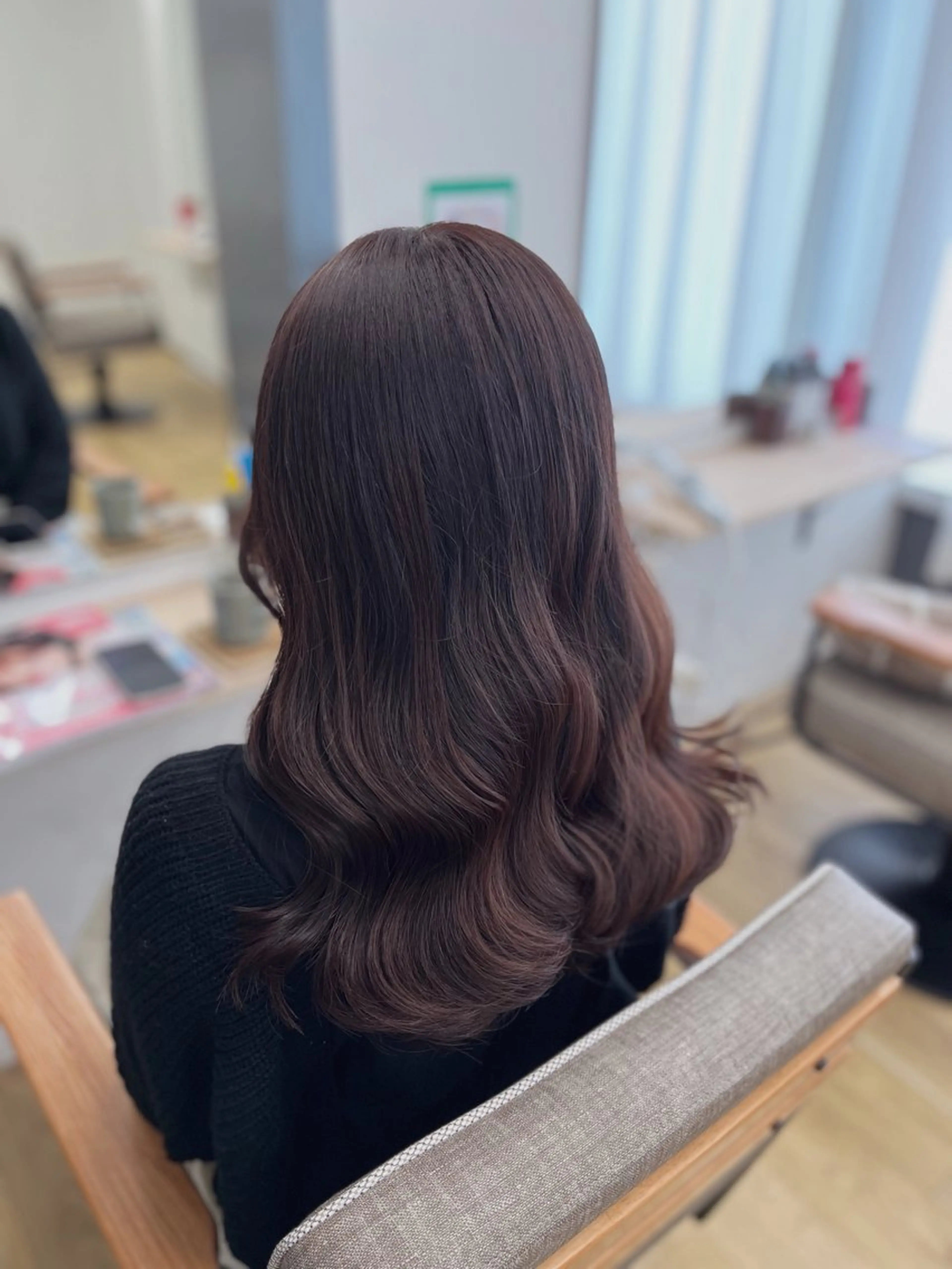 セミロング カラー ブラウンカラー ピンクカラー ピンクブラウン ヘアカラー Rosso Hair&SPA 仙台店所属・仙台/髪質改善/艶髪 🫧ｼｽﾞｸのヘアスタイル