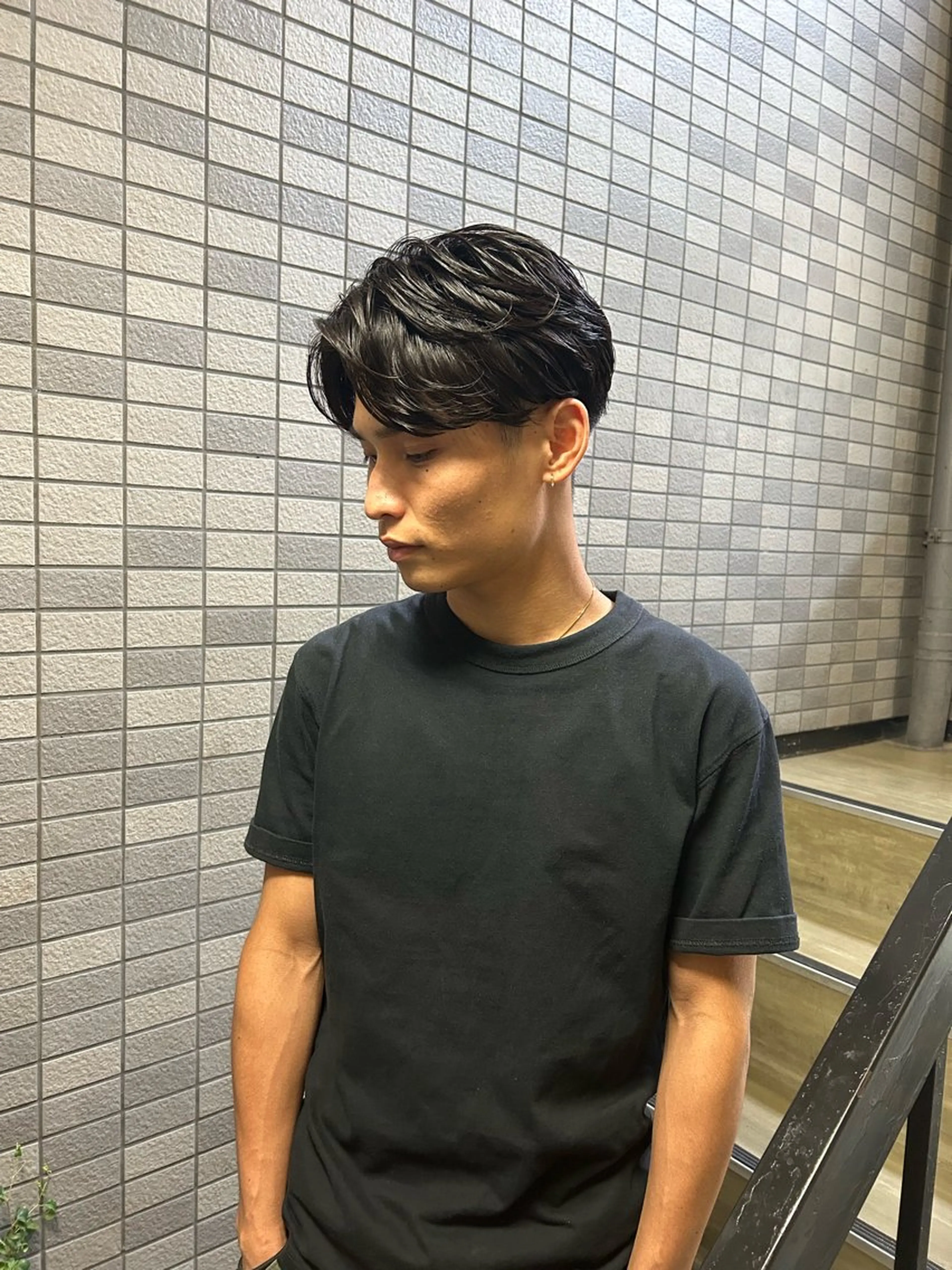 ショート パーマ メンズ メンズブリーチ メンズハイライト メンズインナーカラー メンズパーマ プードルパーマ charme所属・💈メンズ特化 /伊藤大輝💈のヘアスタイル