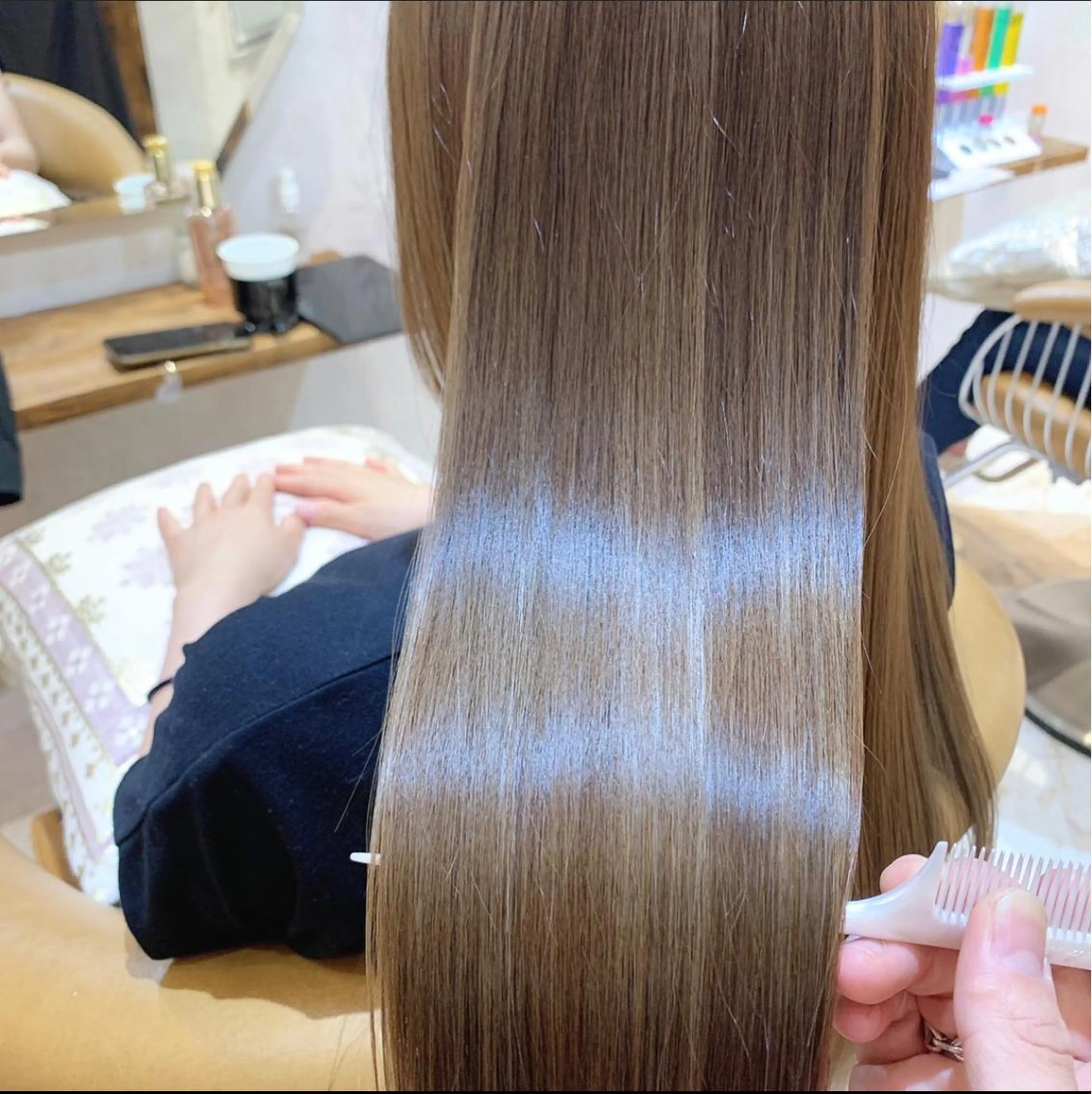 カット+ダメージによる広がりやぱさつきをおさえる髪質改善🐬サブリミック🐳の写真