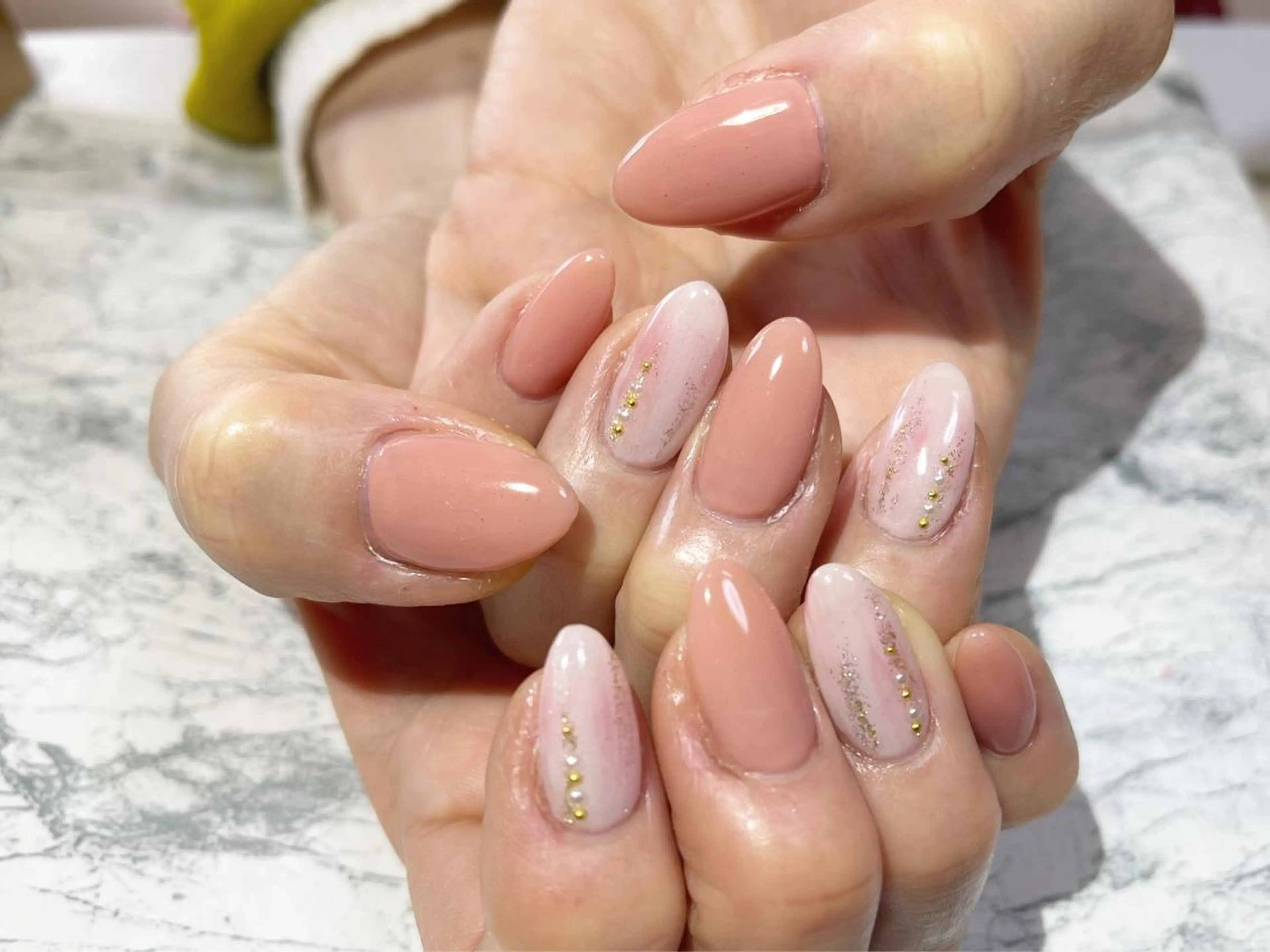 ネイル フットネイル ニュアンスネイル シンプルネイル 春ネイル 夏ネイル ハンドネイル ネイル フフラ所属・nail fufla ♡yamane♡のネイルデザイン