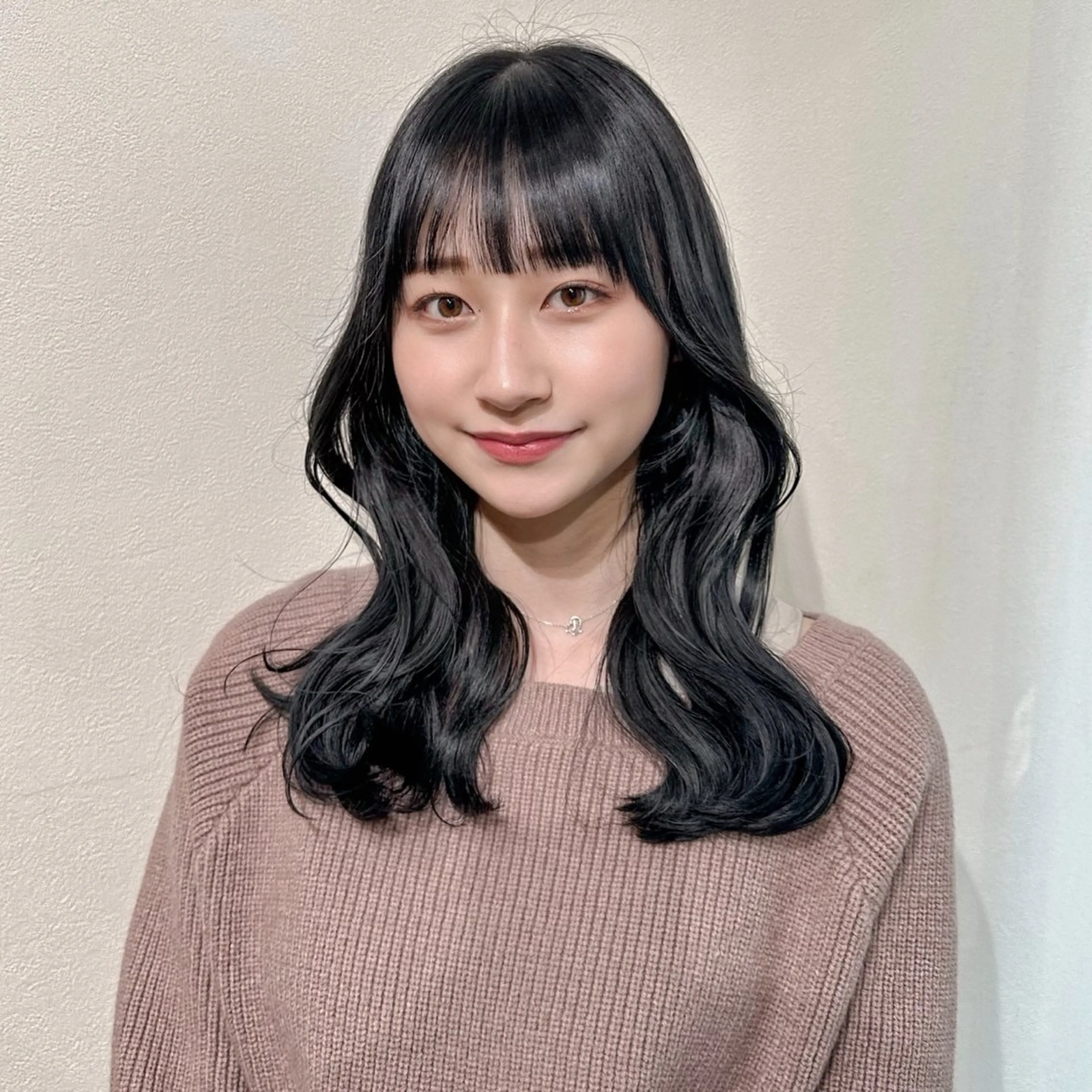 セミロング カラー ヘアカラー メンズ特化🏹カット パーマ/チヒロ🤍のヘアスタイル