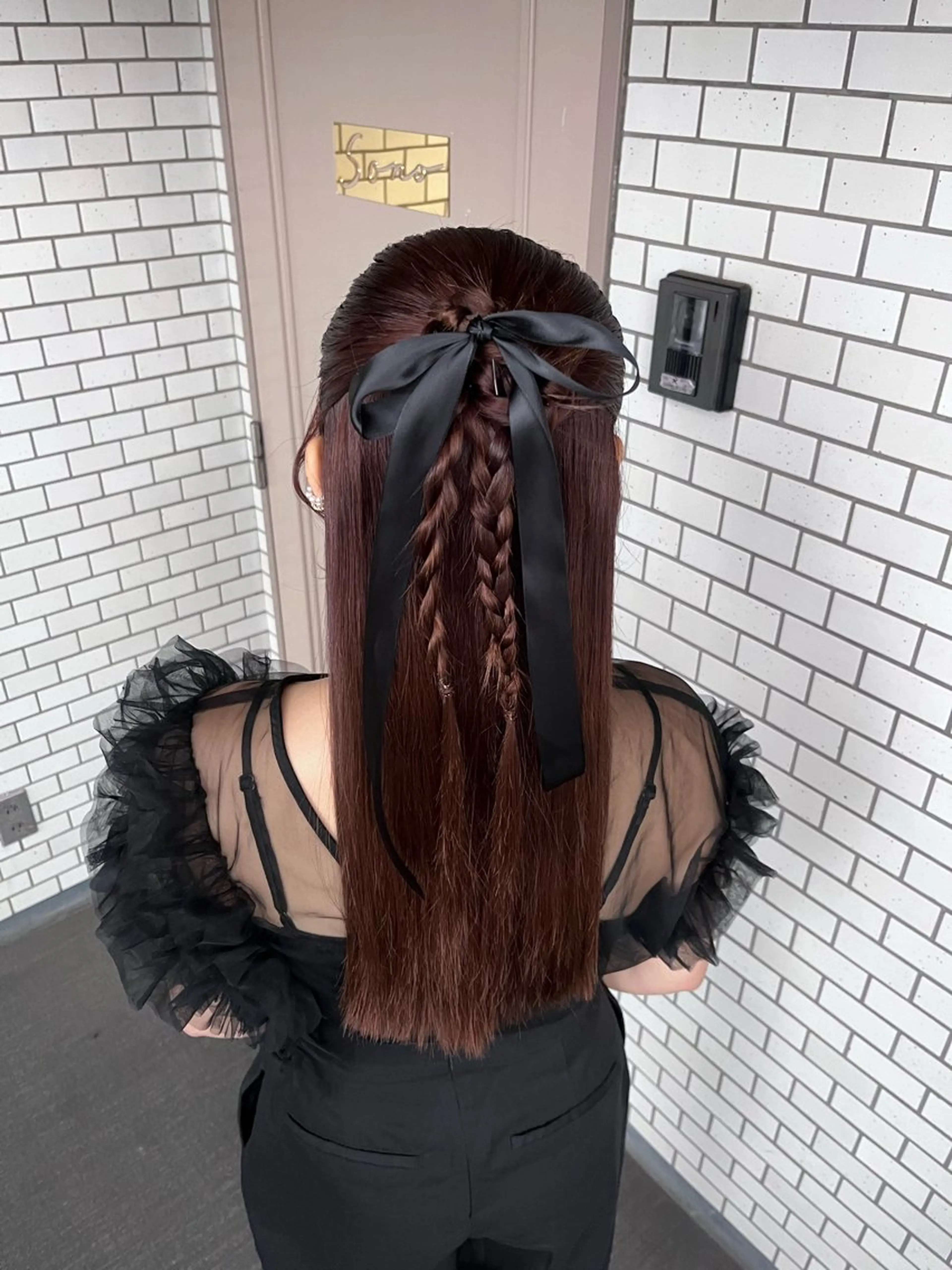 ヘアアレンジ ハーフアップ ヘアセット 参列 ✽ 推し活ヘア 💕ゆり🐈🐾のヘアスタイル