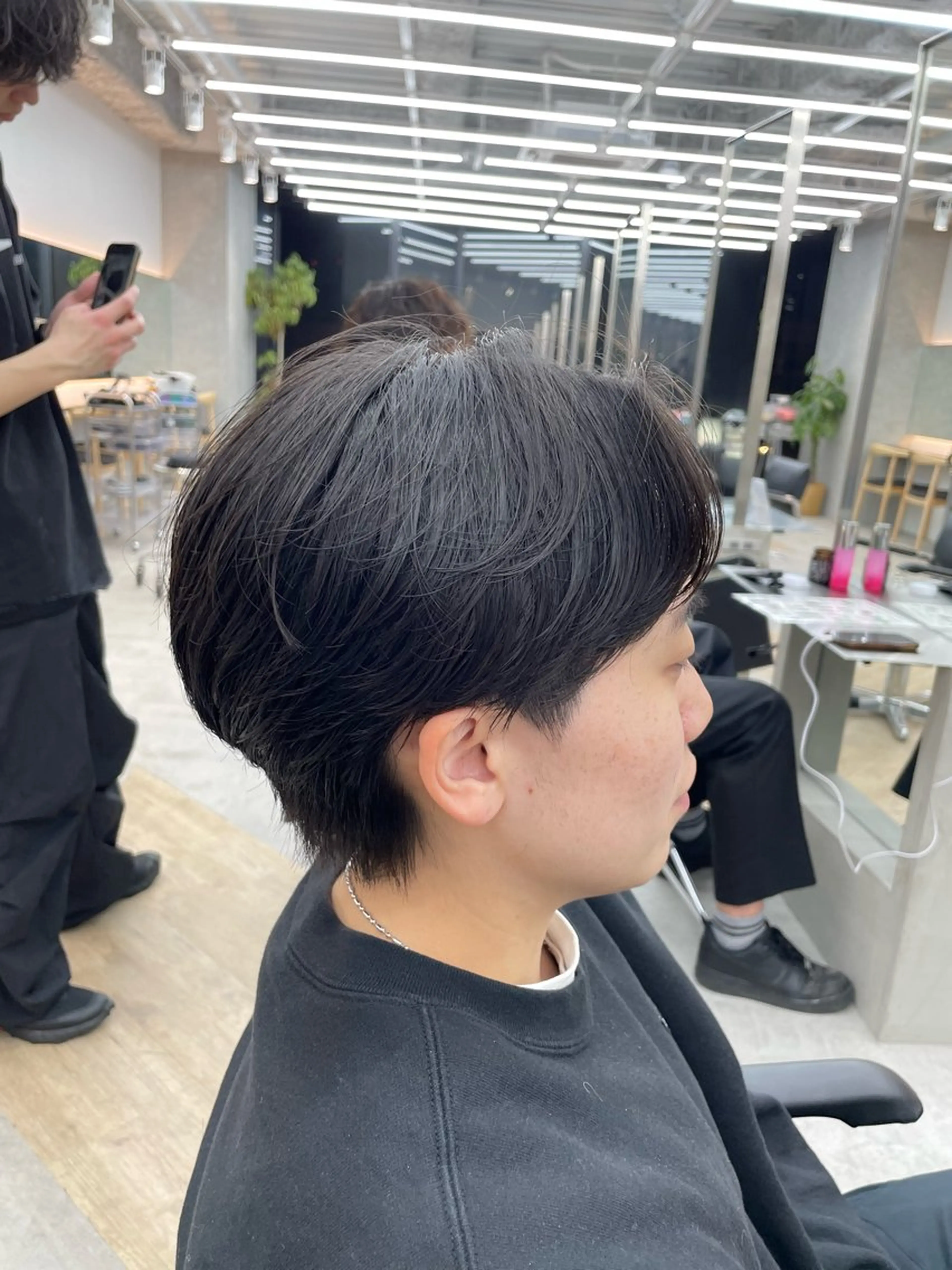 ショート パーマ メンズ fifth  SAKAE所属・山本千太 ✨メンズパーマ✨のヘアスタイル