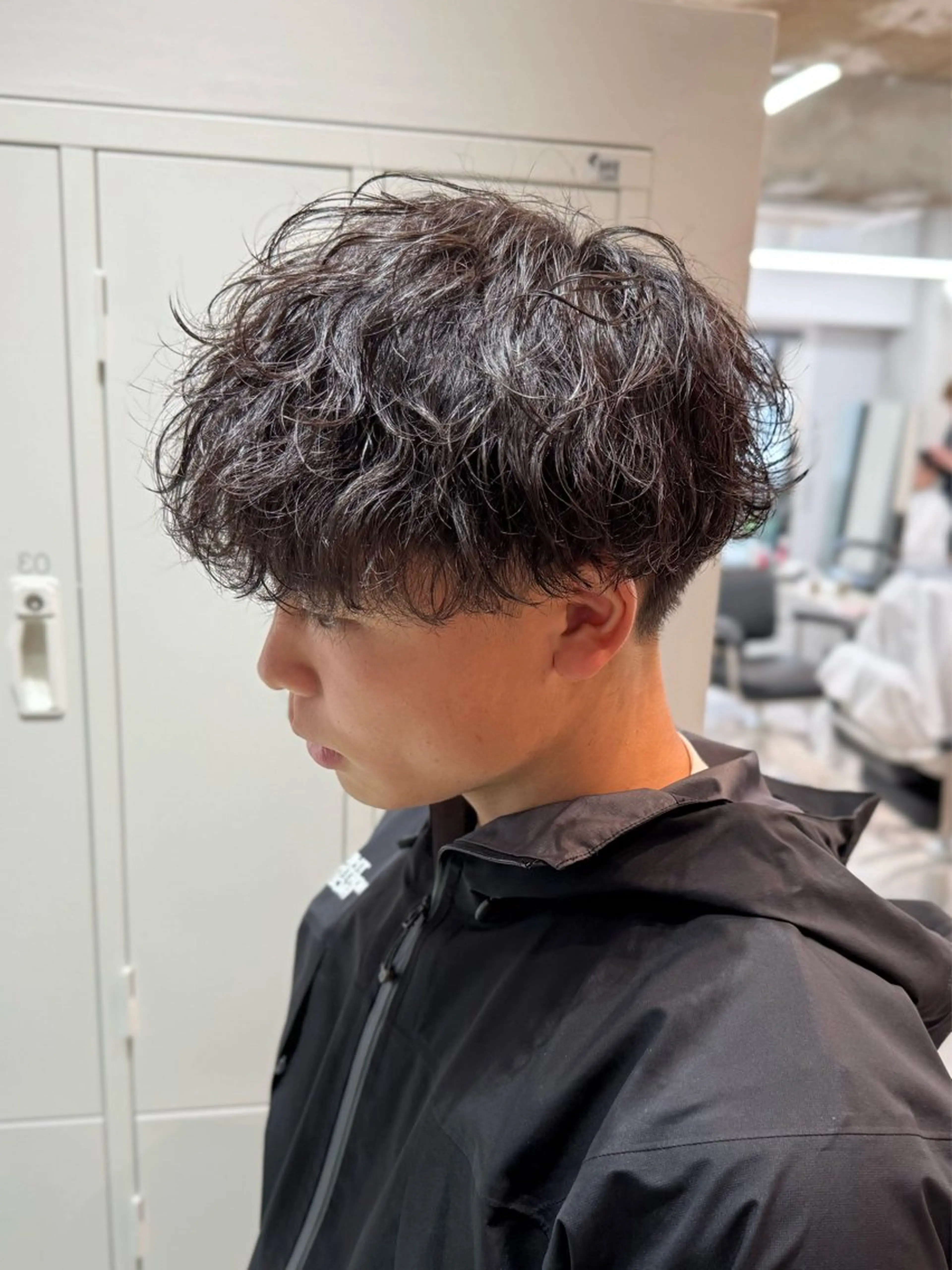 パーマ メンズ フェザーパーマ メンズパーマ スペインカール 波巻きパーマ ニュアンスパーマ カット パーマ 大宮/メンズパーマ 関勇也のヘアスタイル