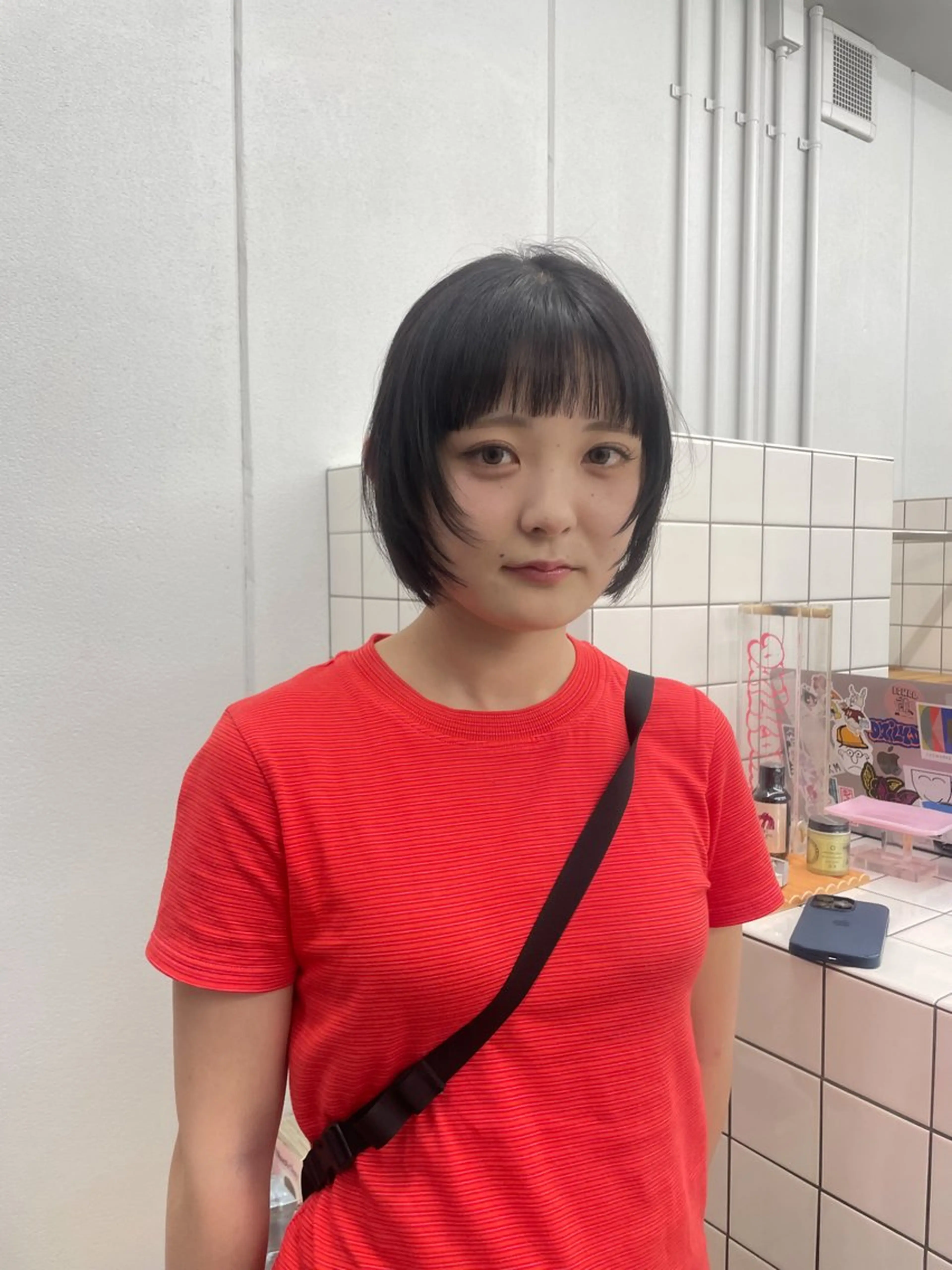ショート カラー カット ヘアカラー 関 京磨のヘアスタイル