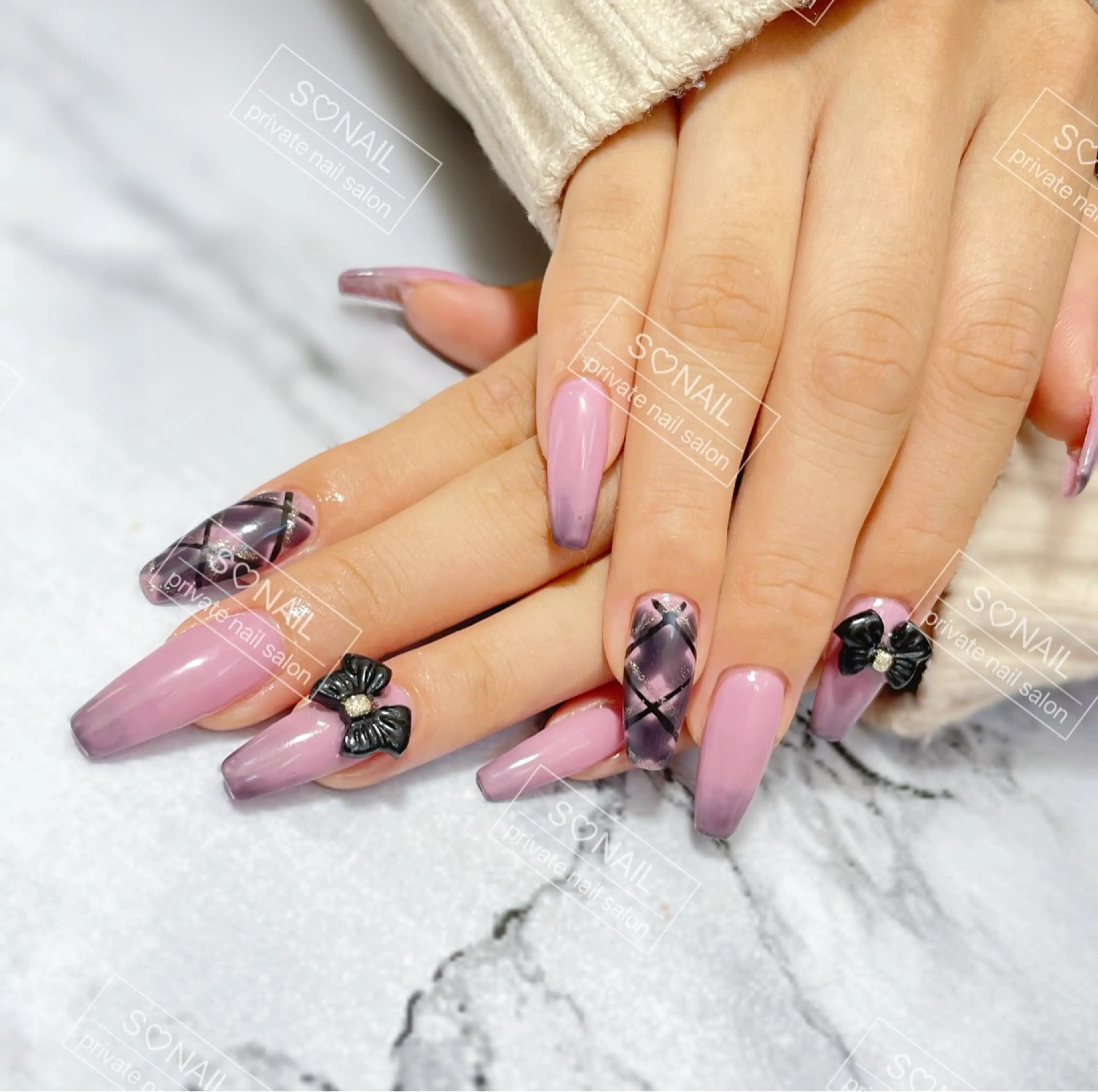 ネイル 持ち込み ハンドネイル S♡NAIL所属・S.NAIL Suuのネイルデザイン