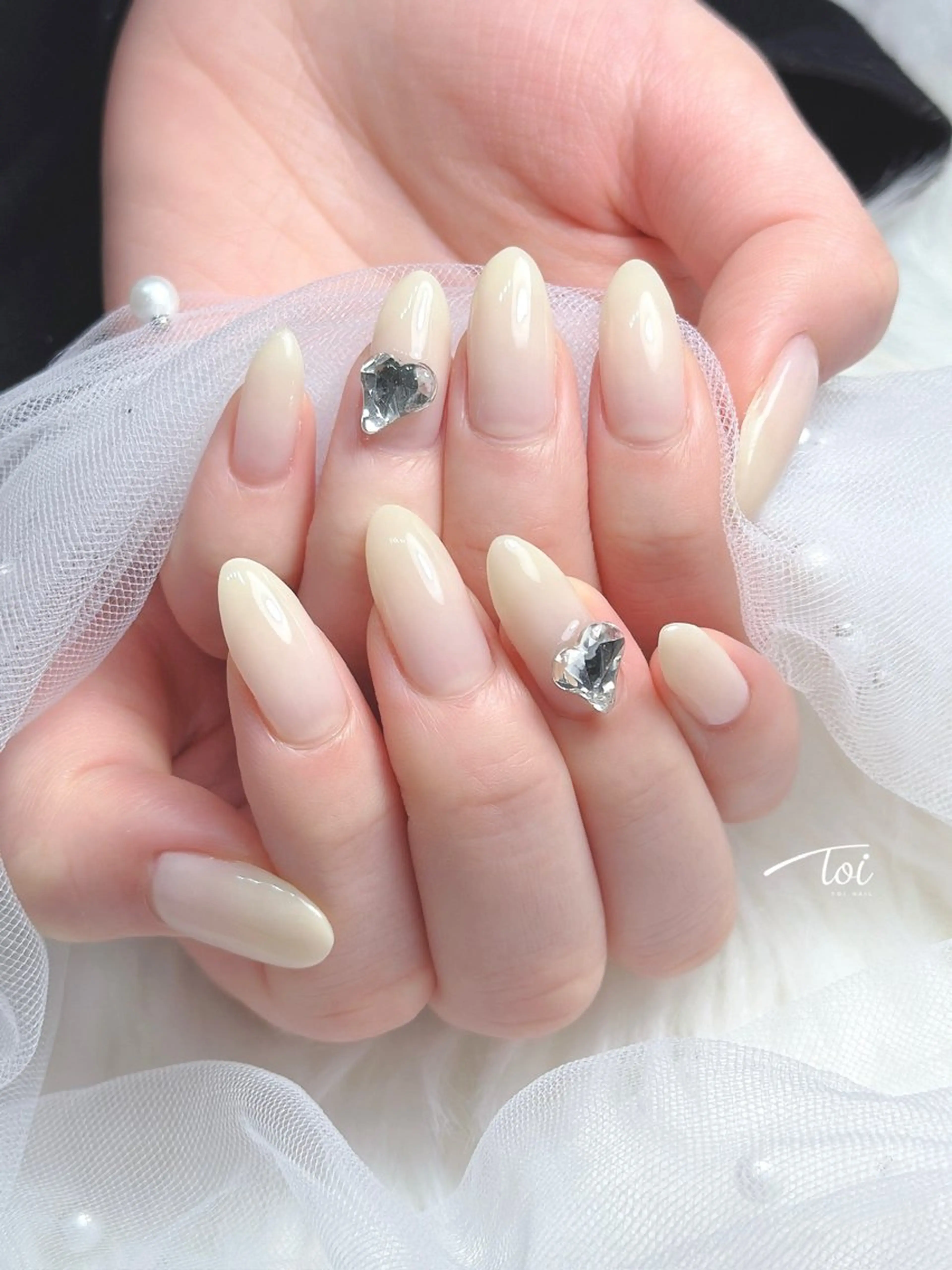 ネイル ハート ハンドネイル toi nail所属・toi nailのネイルデザイン