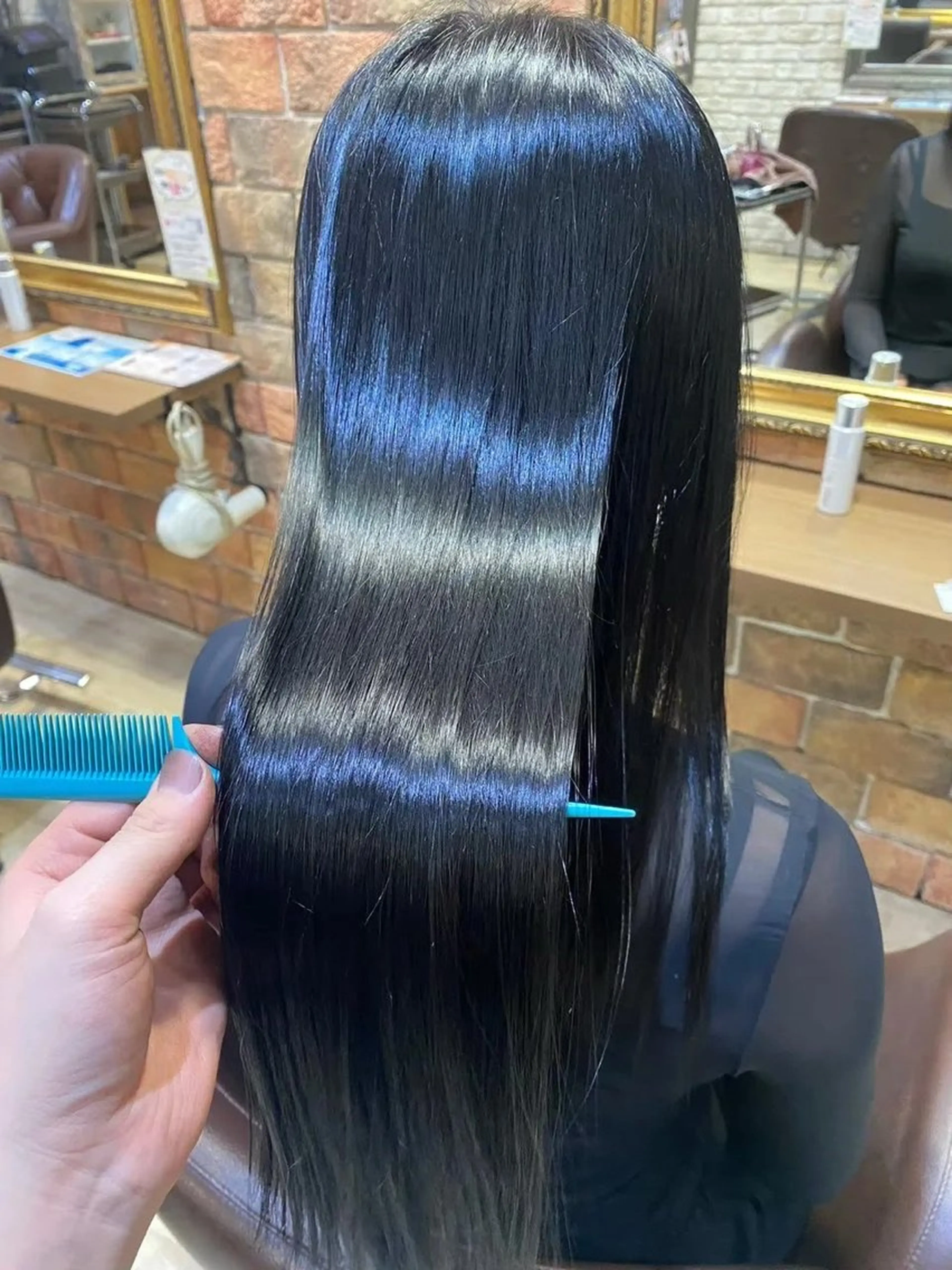 ロング 髪質改善 ヘアカラー トリートメント 💠髪質改善／艶髪 平松世麗💠のヘアスタイル