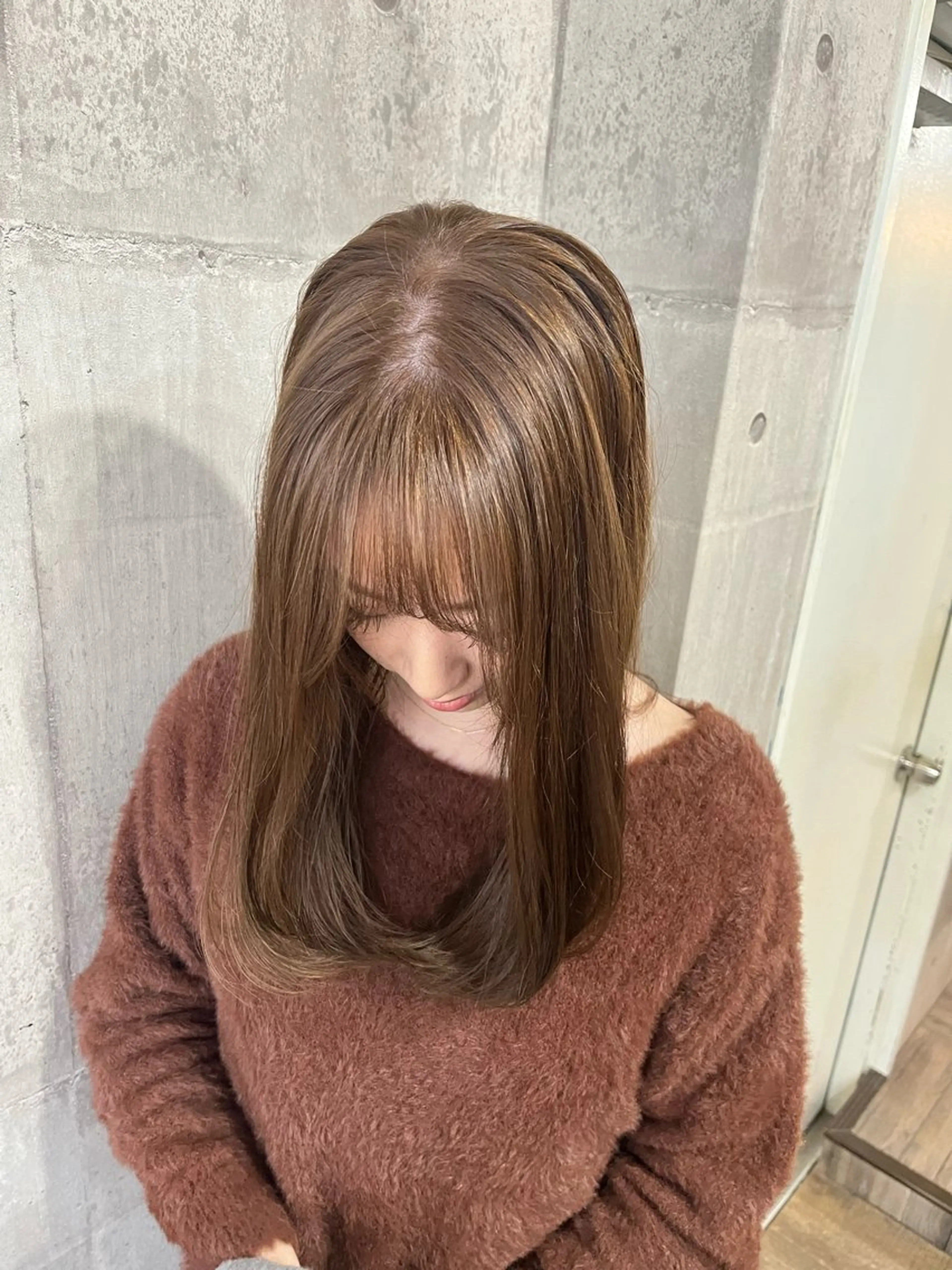 カラー ベージュカラー ブリーチ ブリーチなしカラー ヘアカラー Sunny side所属・みゆう 🎀のヘアスタイル