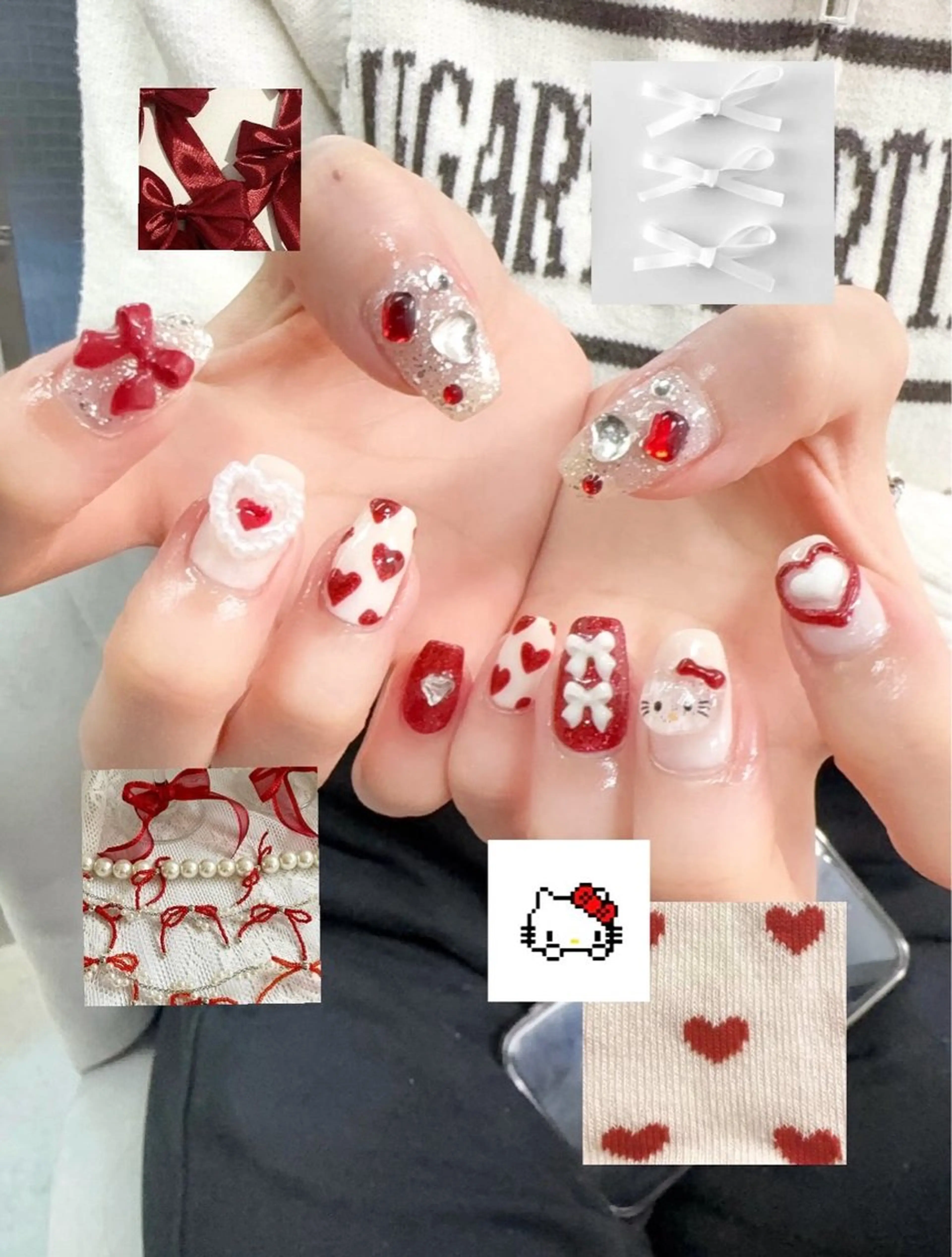 ネイル アートネイル 持ち込み ハンドネイル フットネイル Nailsalon mui.所属・中家 亜紗子のネイルデザイン