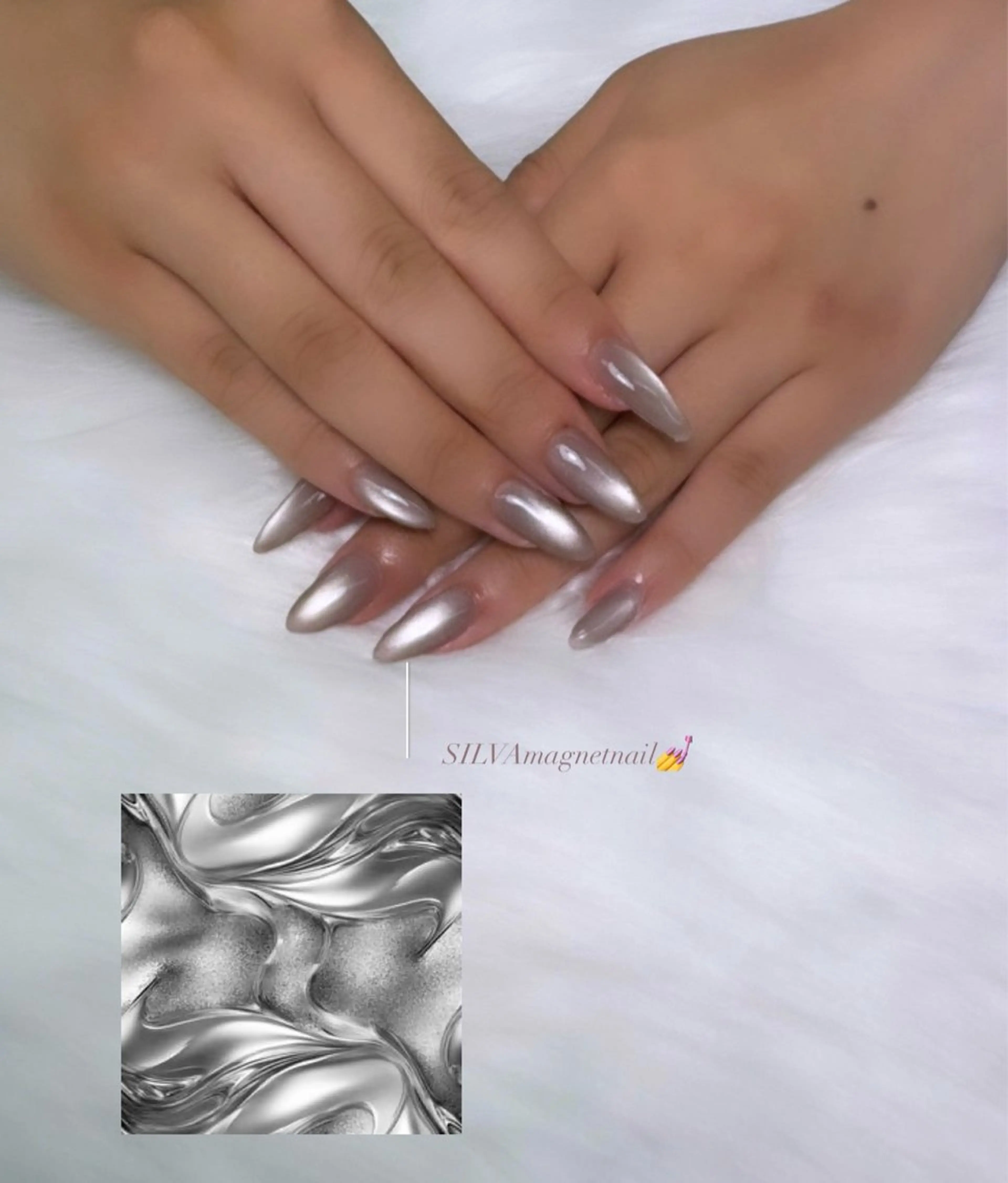 【ハンド】"オフなし"ワンカラー/ラメ/マグネット/フラッシュの写真