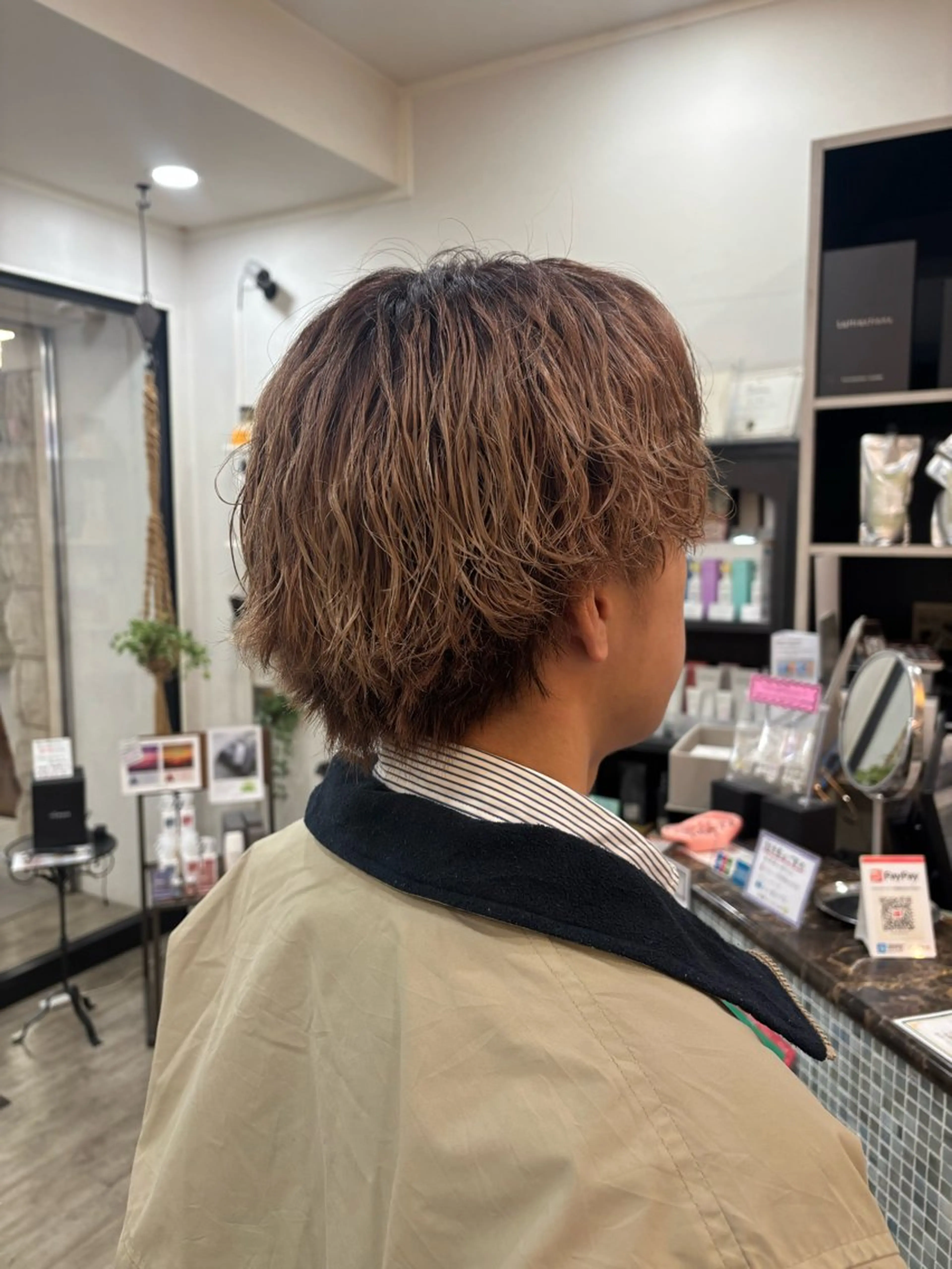 パーマ メンズ パーマ hina /大曽根駅のヘアスタイル