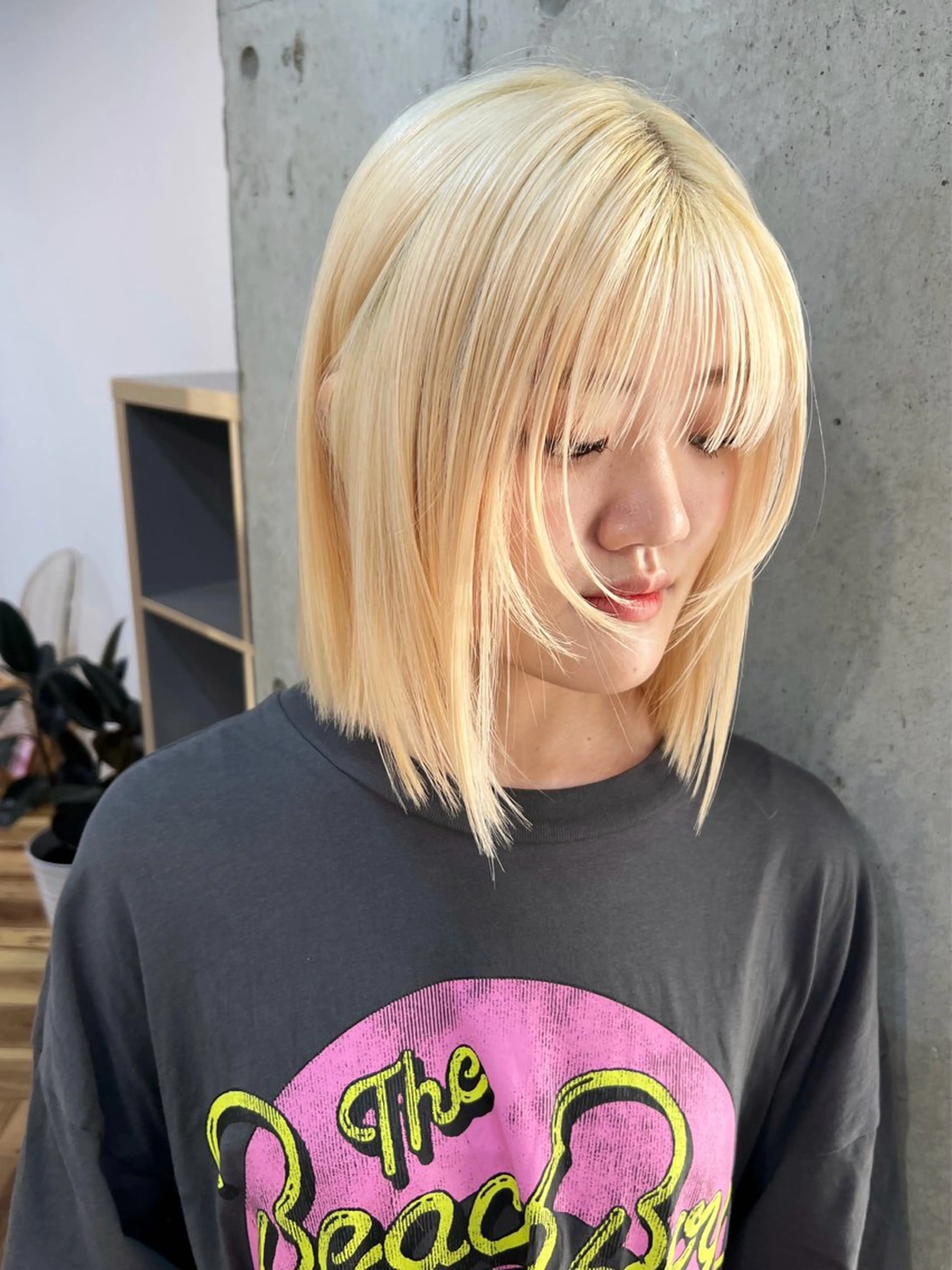 ショート カラー ヘアアレンジ ブリーチ ケアブリーチ ダブルカラー ハイライトカラー ハイトーンカラー ヘアカラー トリートメント lani 天神大名/ブリーチのヘアスタイル