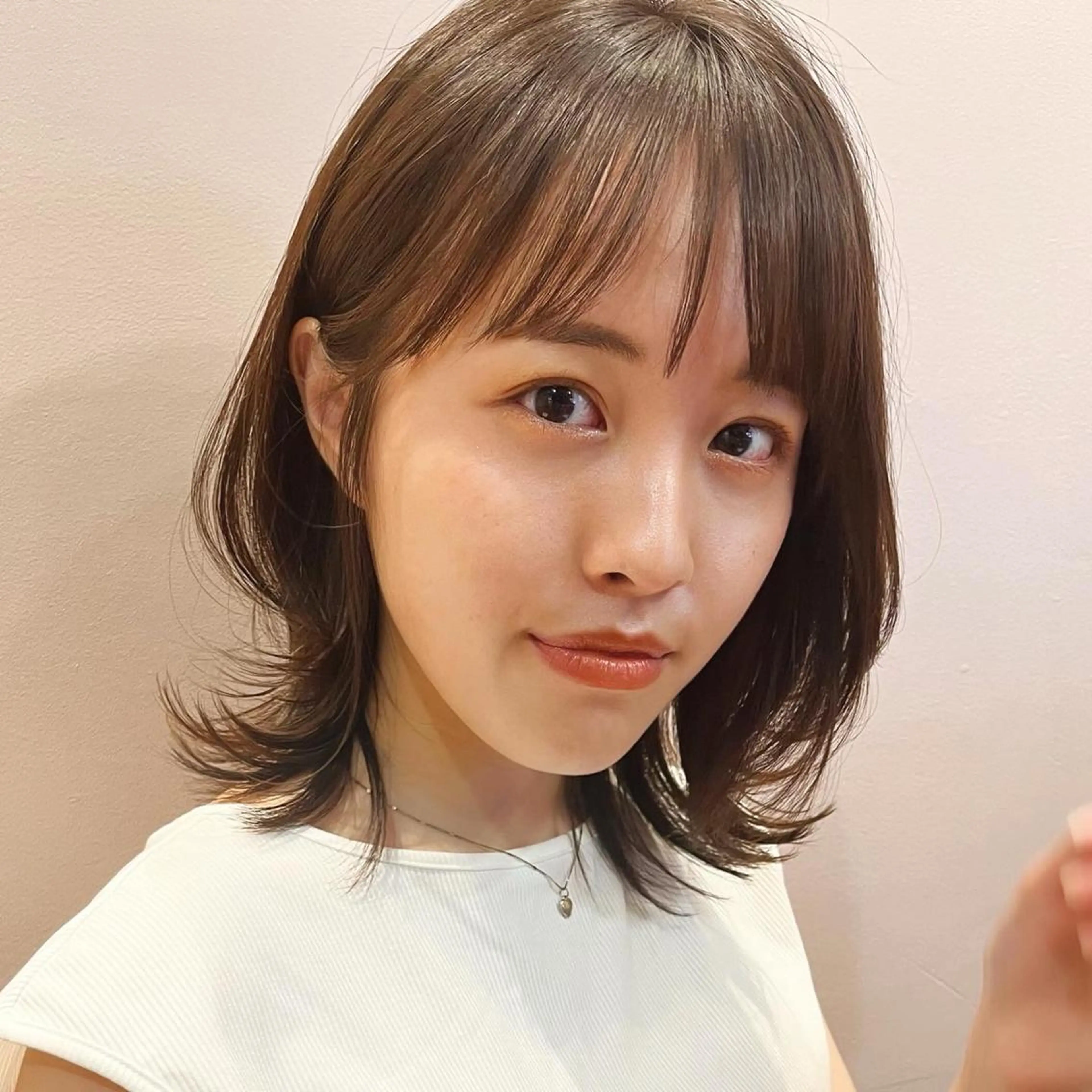 セミロング カラー カット トリートメント 🌱小顔ヘア/ボブ ミディアム/双葉🌱のヘアスタイル