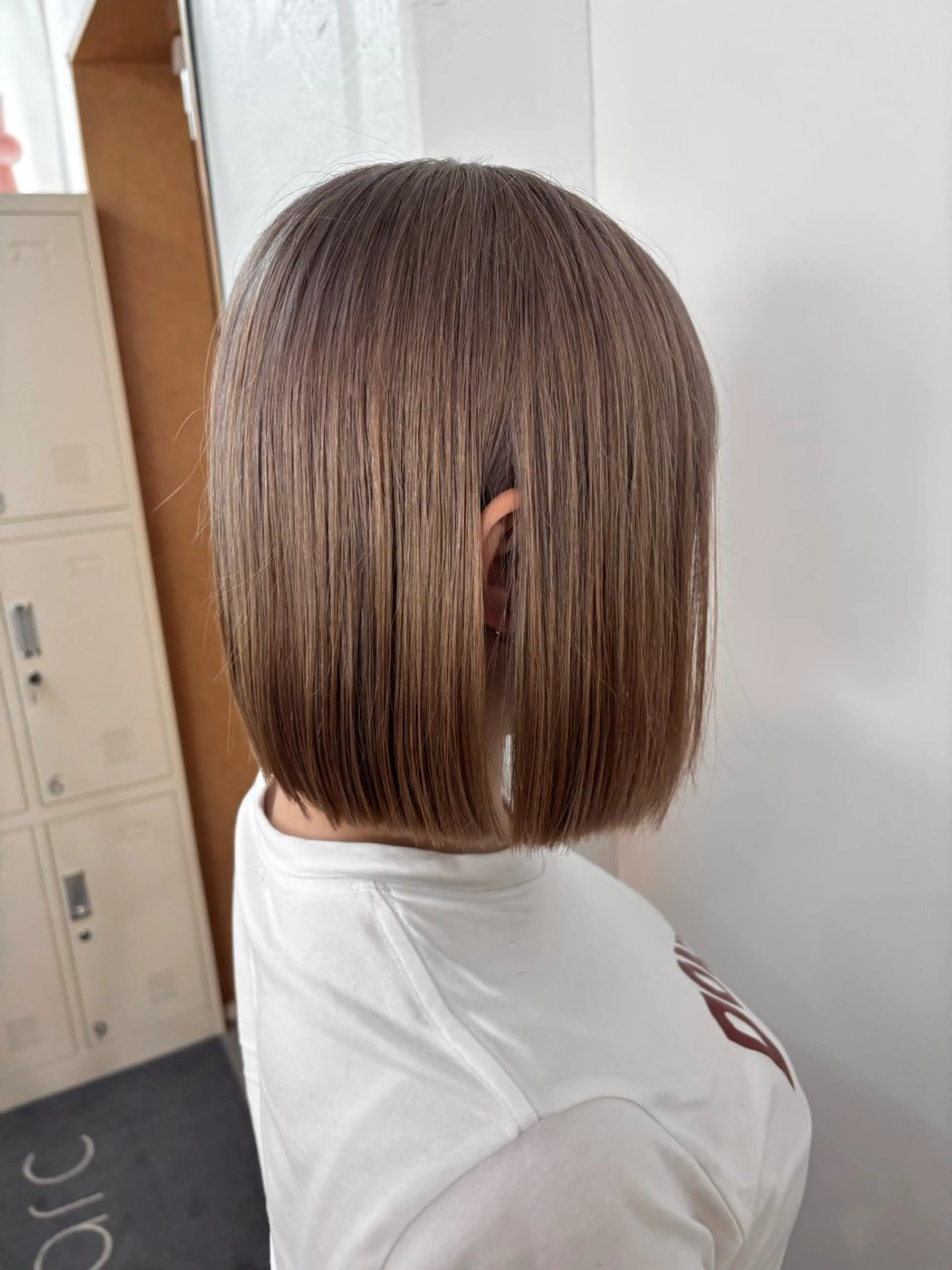 ミディアム カラー カット ヘアカラー トリートメント 🍊暖色カラー /ボブkanonのヘアスタイル