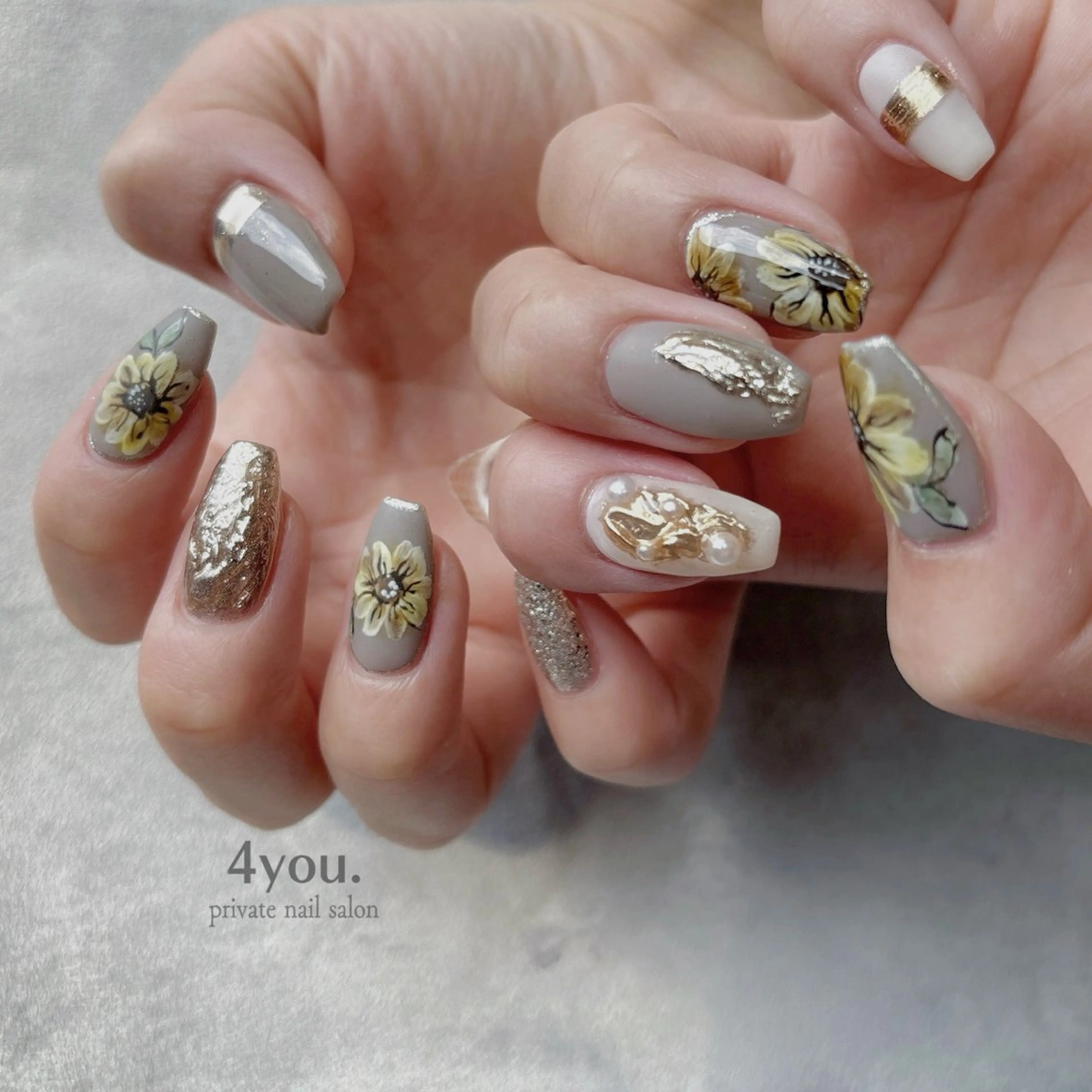 ネイル nail salon ４ｙｏｕ．のネイルデザイン