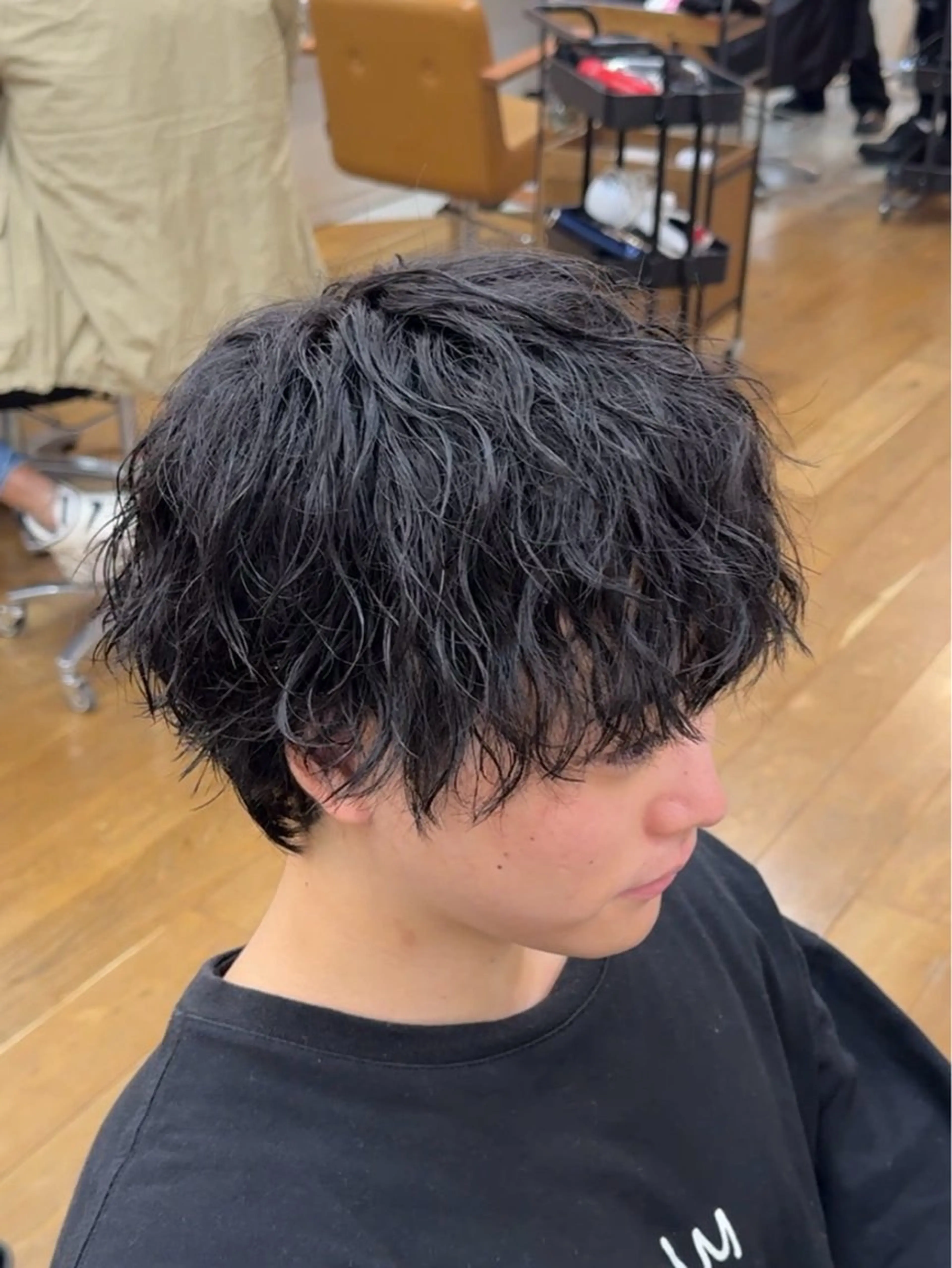 minimo限定割【メンズカット＋ツイストスパイラルパーマ】の写真