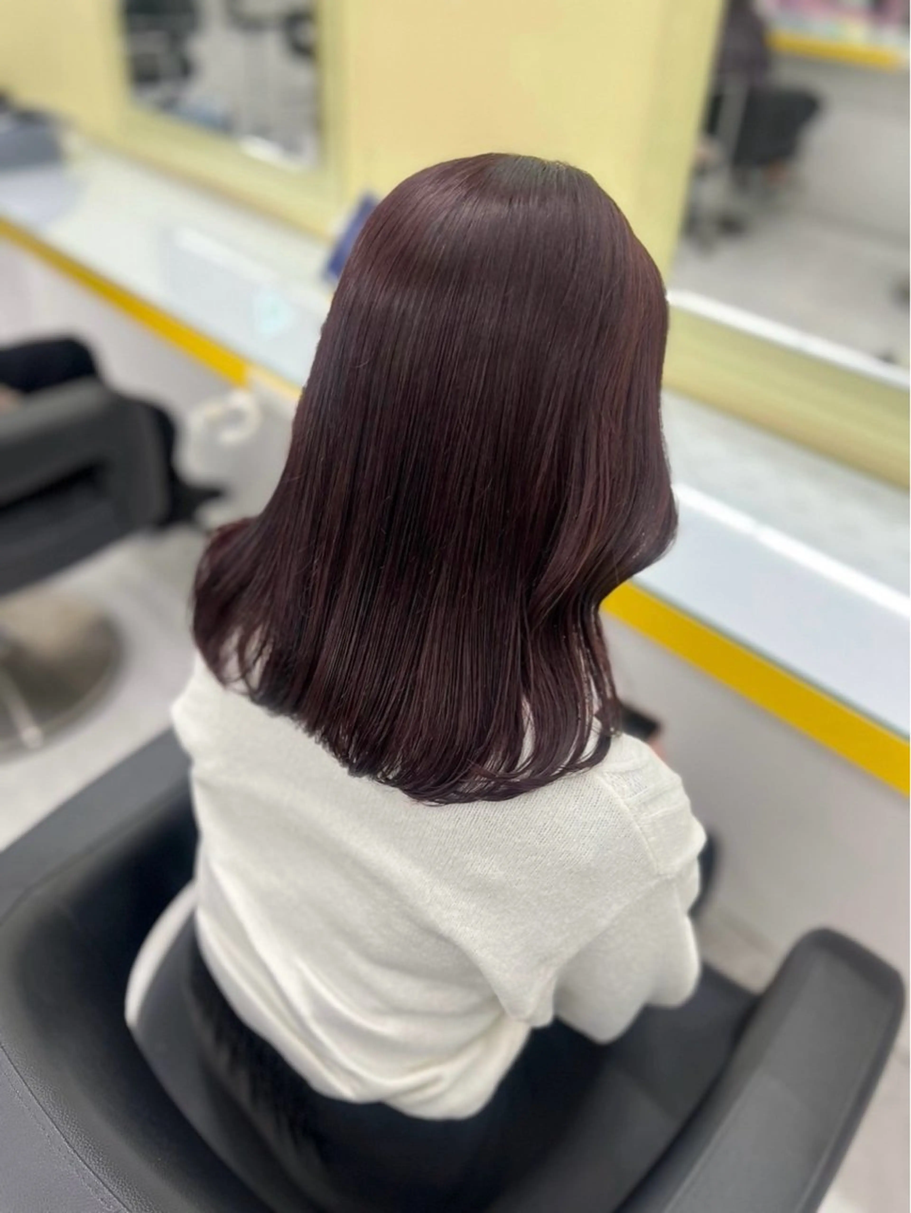 セミロング カラー ヘアアレンジ メンズ特化/パーマ/ カット/カラー/るなのヘアスタイル