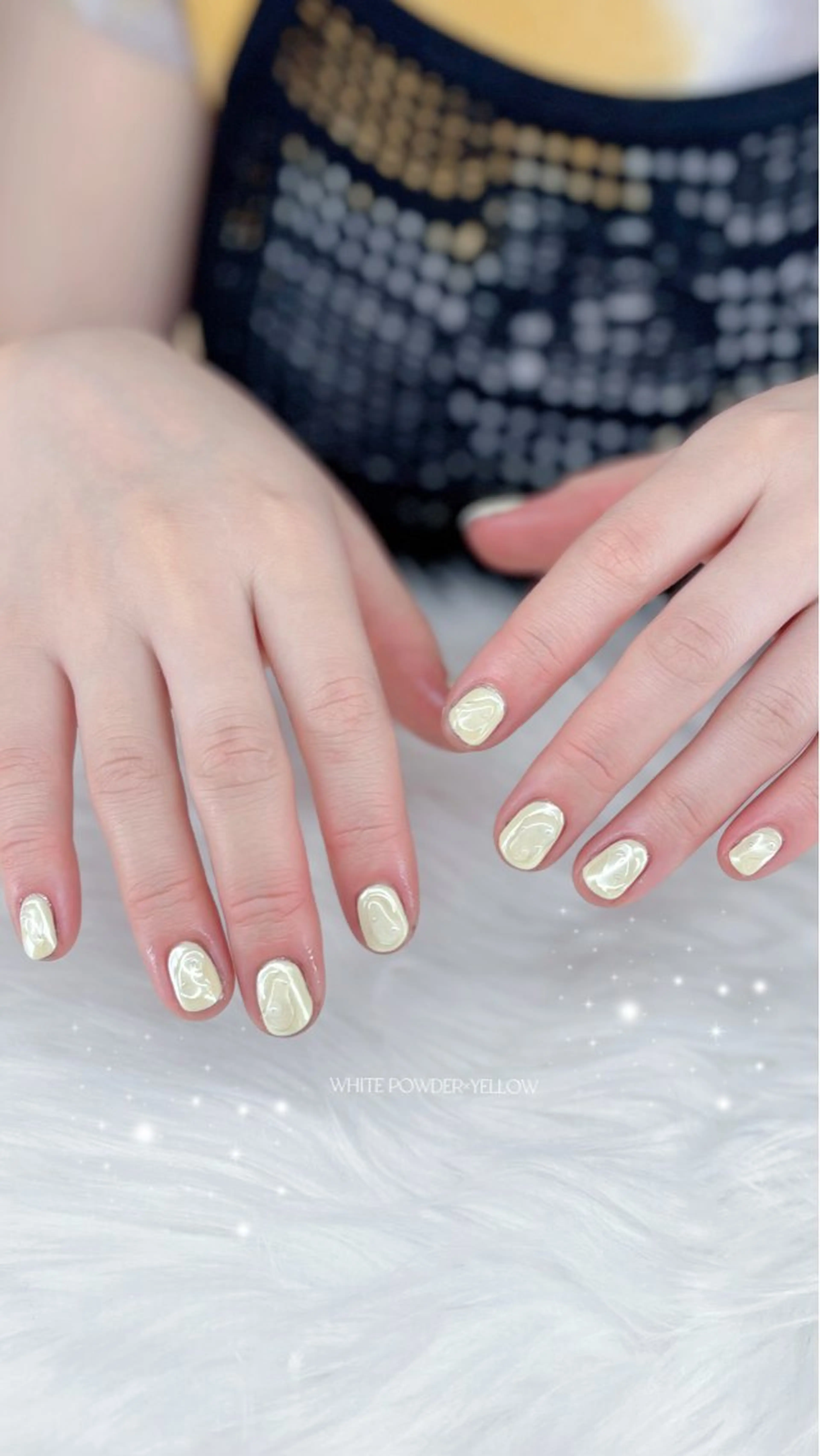 ネイル ミラーネイル パステルネイル ショートネイル 夏ネイル ハンドネイル Keli Nail 難波のネイルデザイン