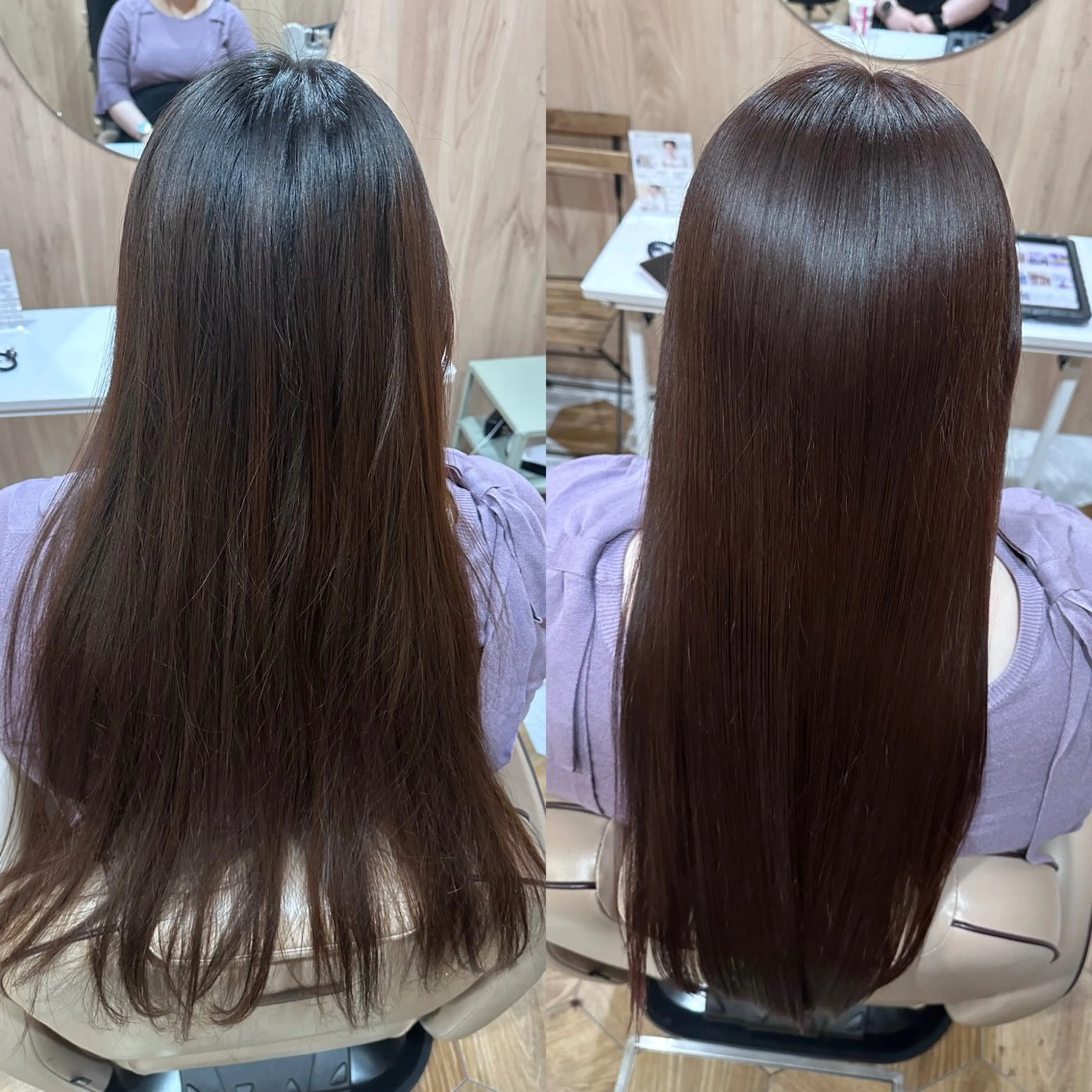 ロング 縮毛矯正 カット ヘアカラー 縮毛矯正 トリートメント 髪質改善＆縮毛矯正専門店LAMRON所属・☁究極自然な縮毛矯正 ︎︎☁横山寛人︎︎☁のヘアスタイル