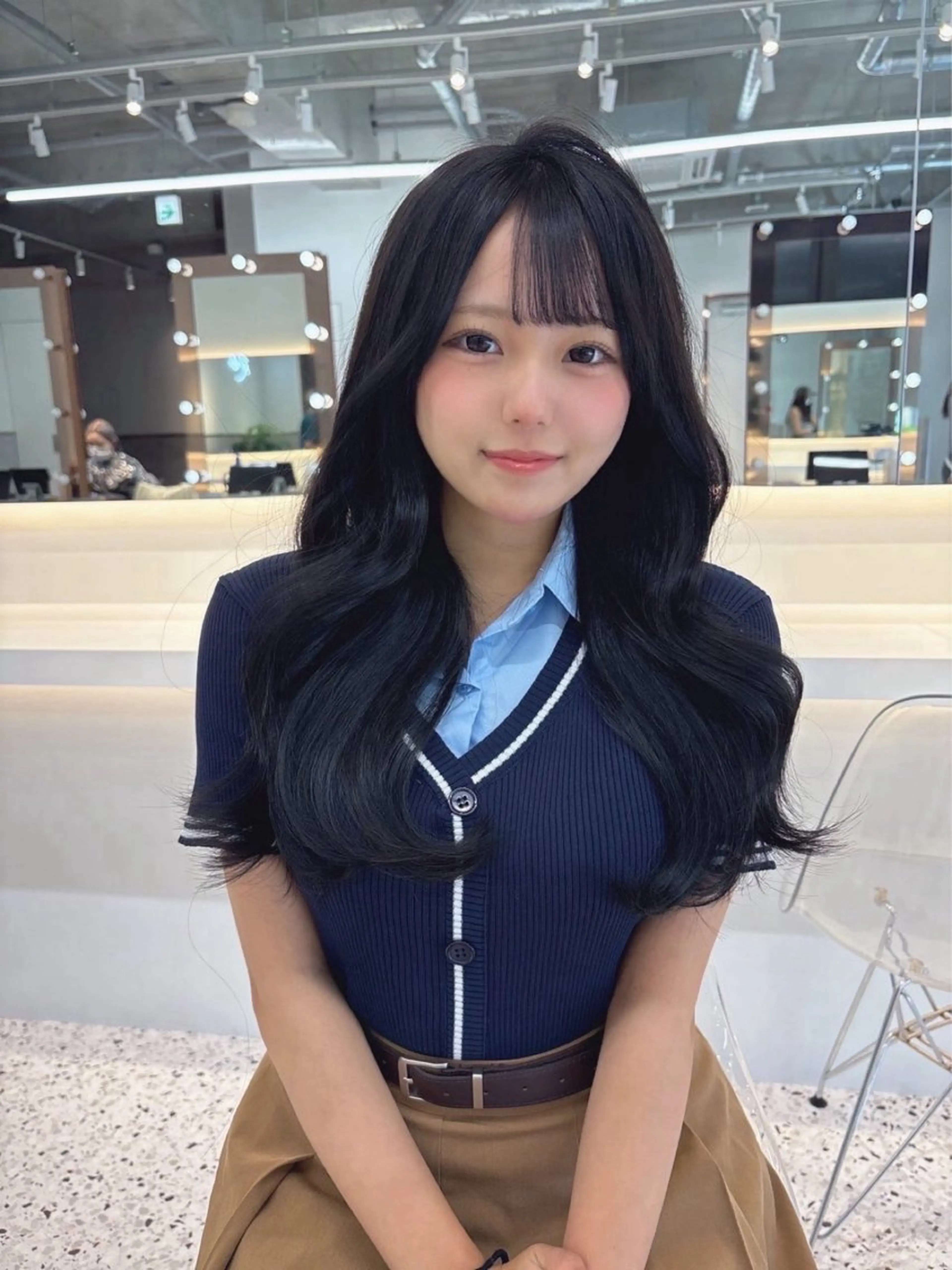 ロング 髪質改善×韓国ヘアサロン Role 博多【ロール】所属・yui🎀ブリーチ なしWカラー／博多のヘアスタイル