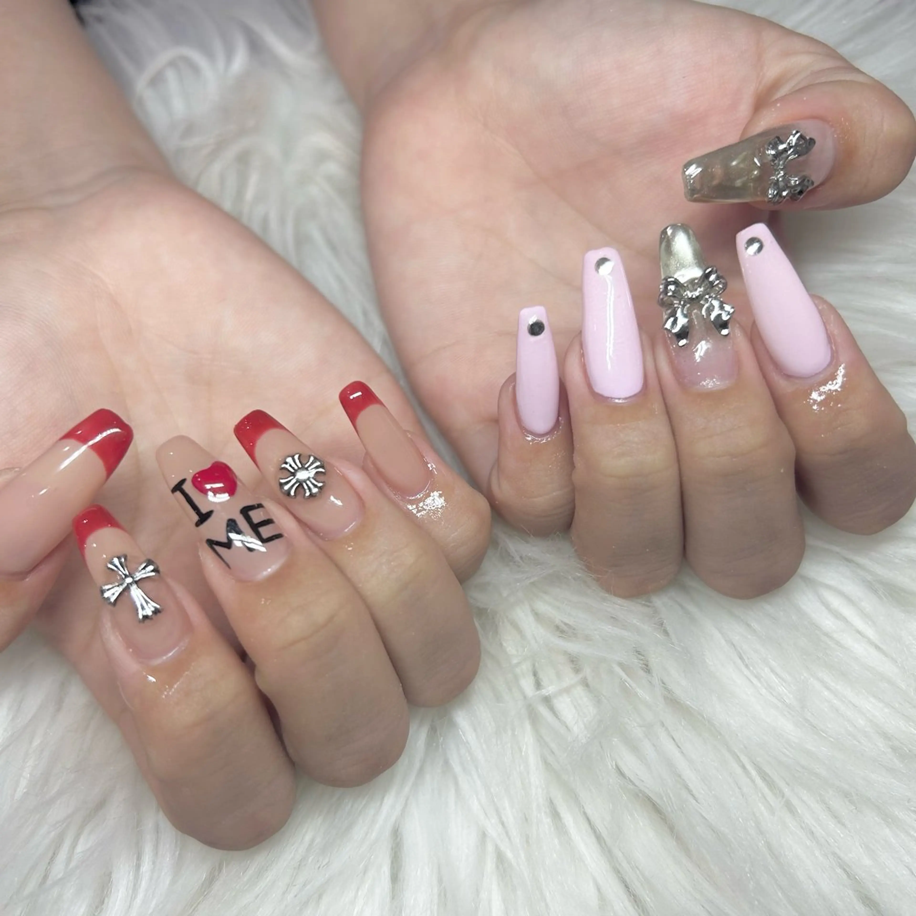 ネイル 長さ出し ハンドネイル -Rien- プライベートサロンのネイルデザイン