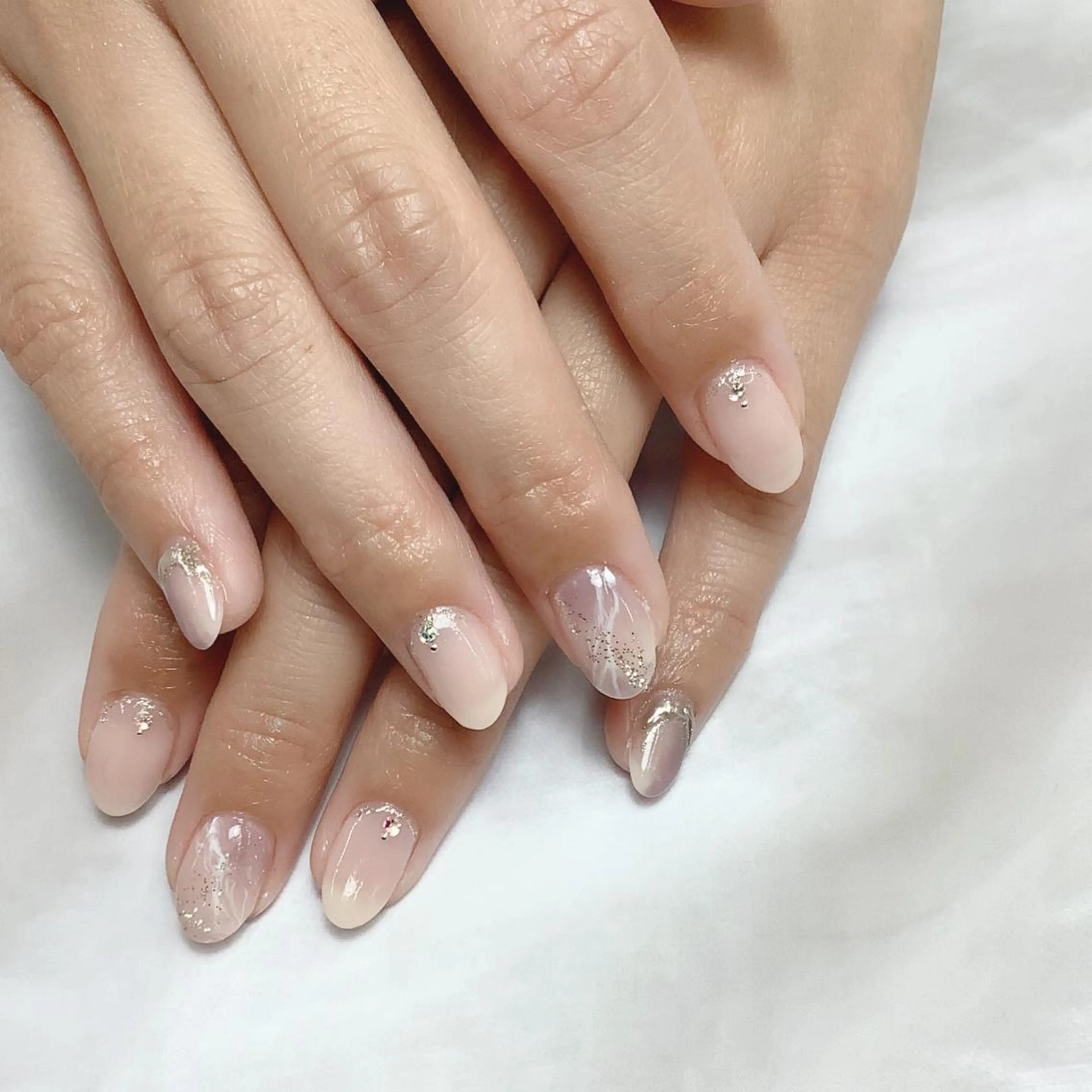 ネイル ニュアンスネイル I-FLAT KAORUのネイルデザイン