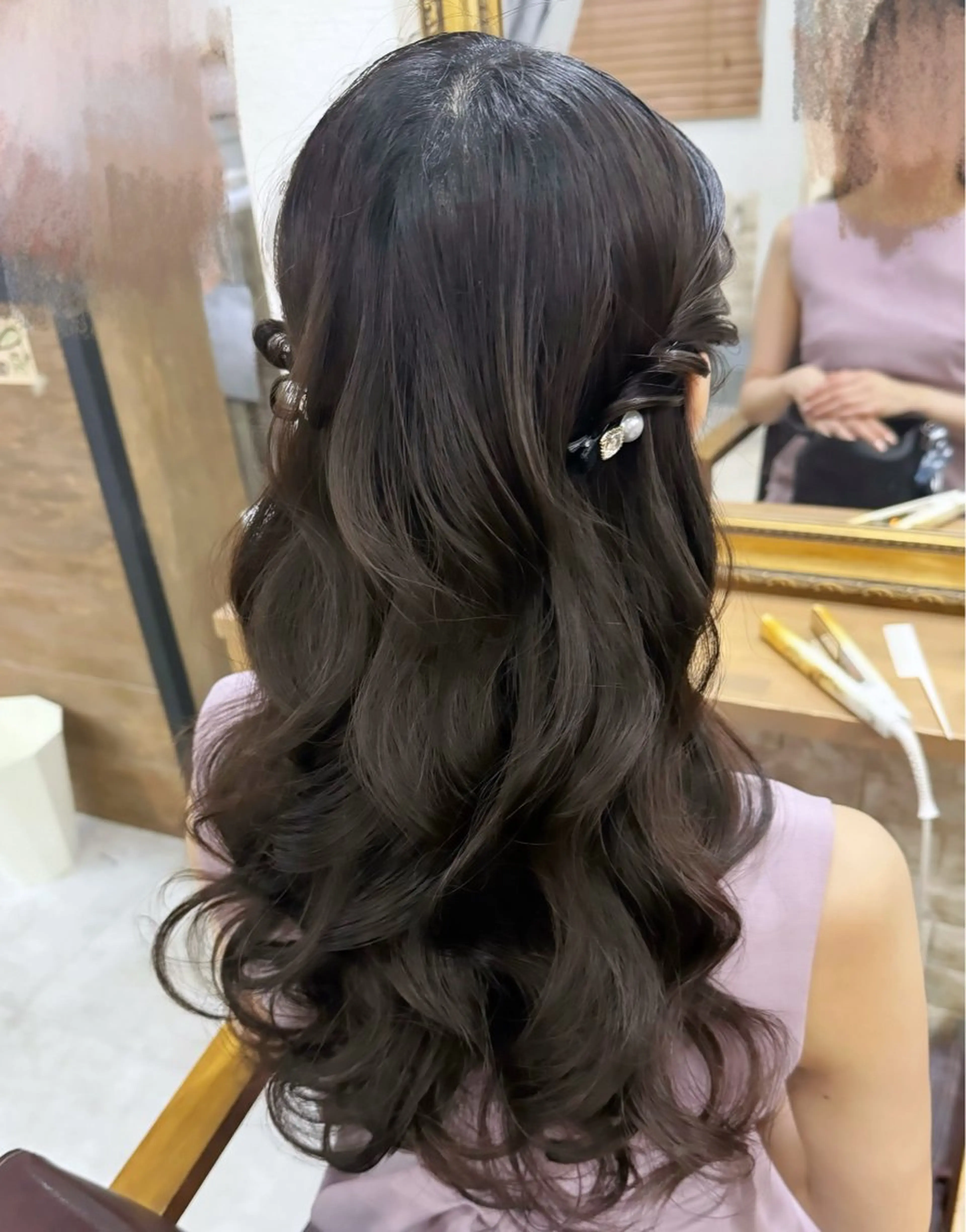 ヘアアレンジ ヘアセット セットサロンCURE 🩵あんみのヘアスタイル