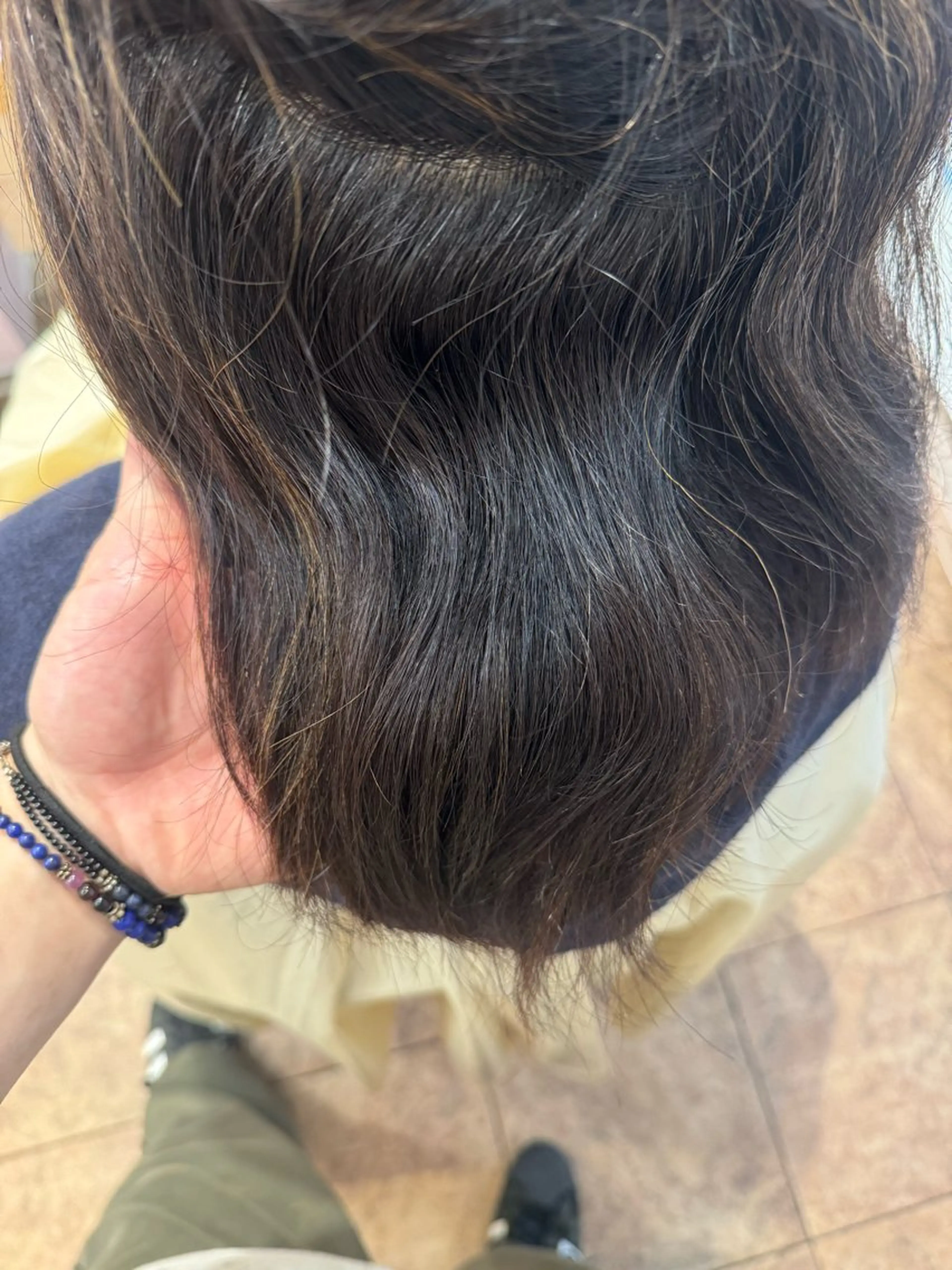 ミディアム 縮毛矯正 はせがわ はるとのヘアスタイル