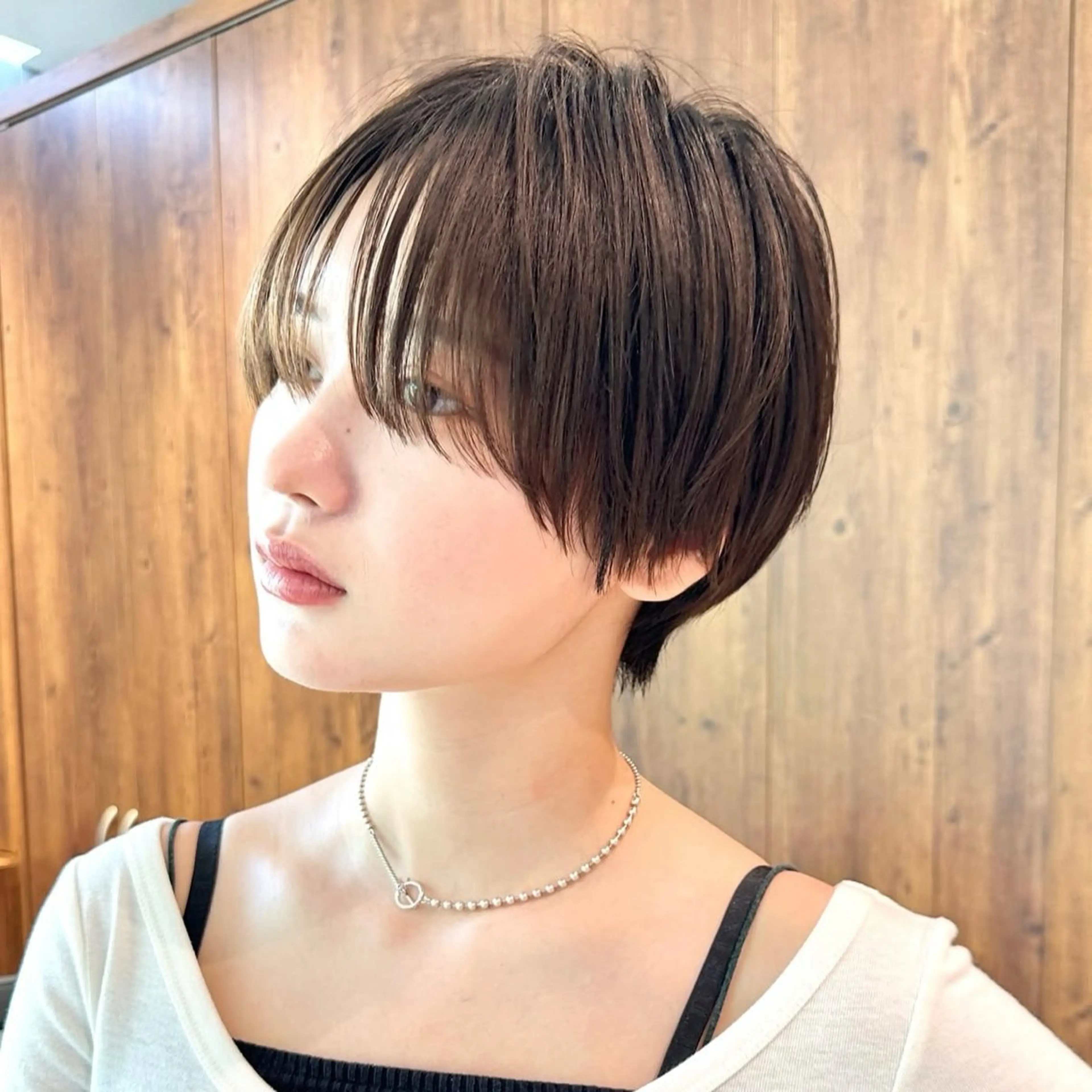 マッシュショート+ トリートメントの写真