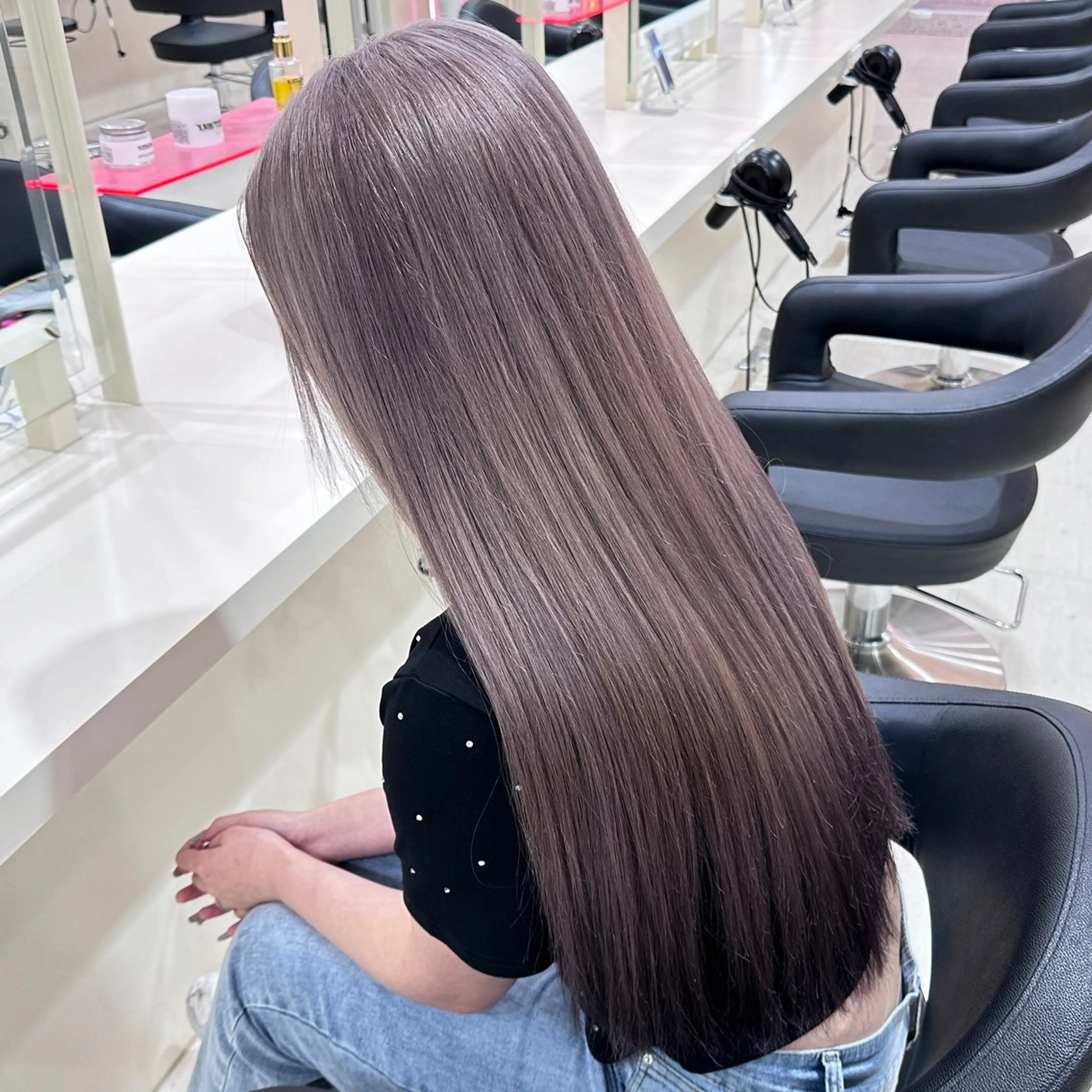 ロング ヘアカラー トリートメント 🎀淡めモテカラー WAKANA🎀のヘアスタイル