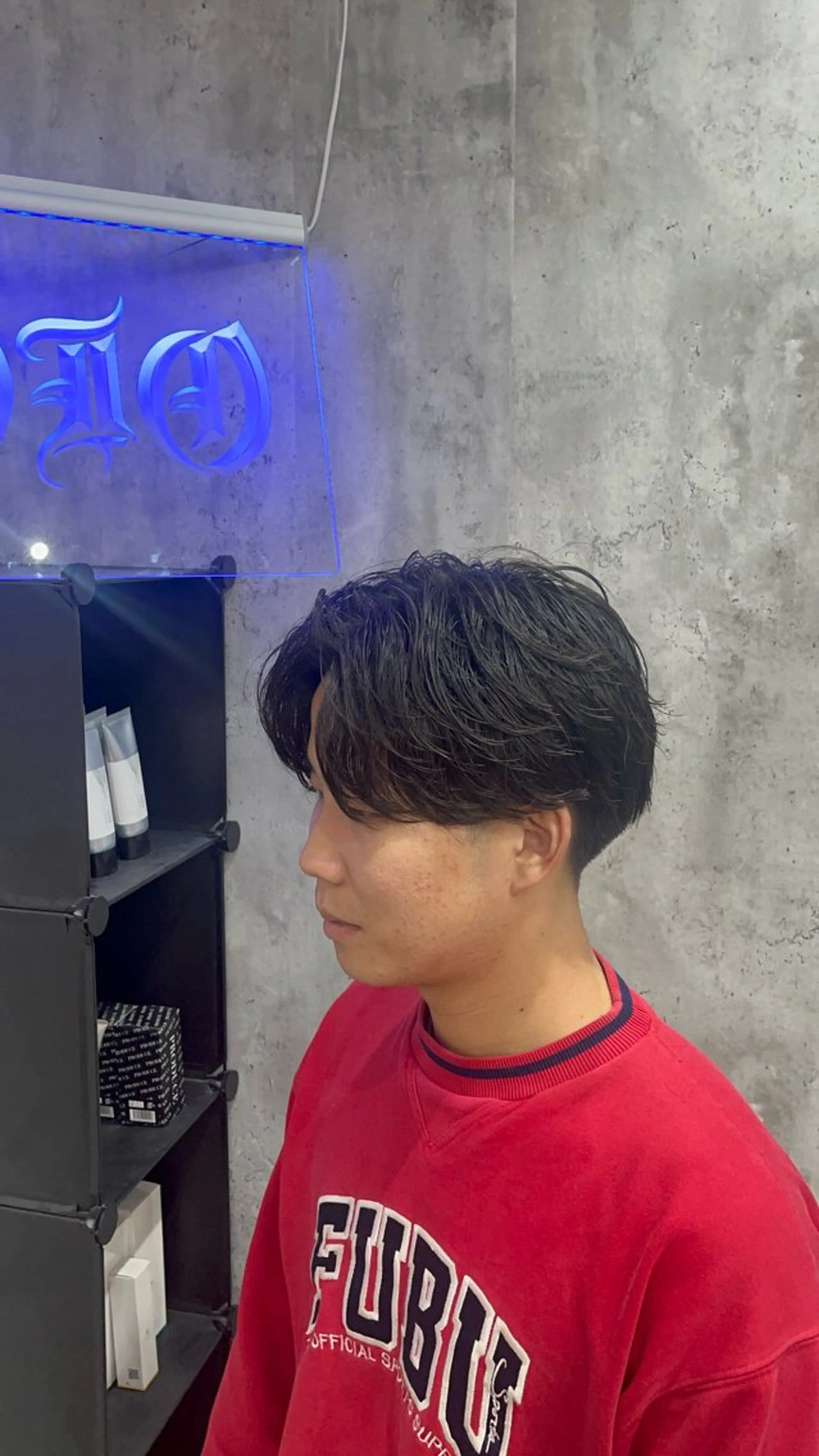 ミディアム パーマ メンズ ミディアムパーマ フェザーパーマ メンズパーマ 🦄カイ/メンズ 韓国ヘア/パーマ🦄のヘアスタイル