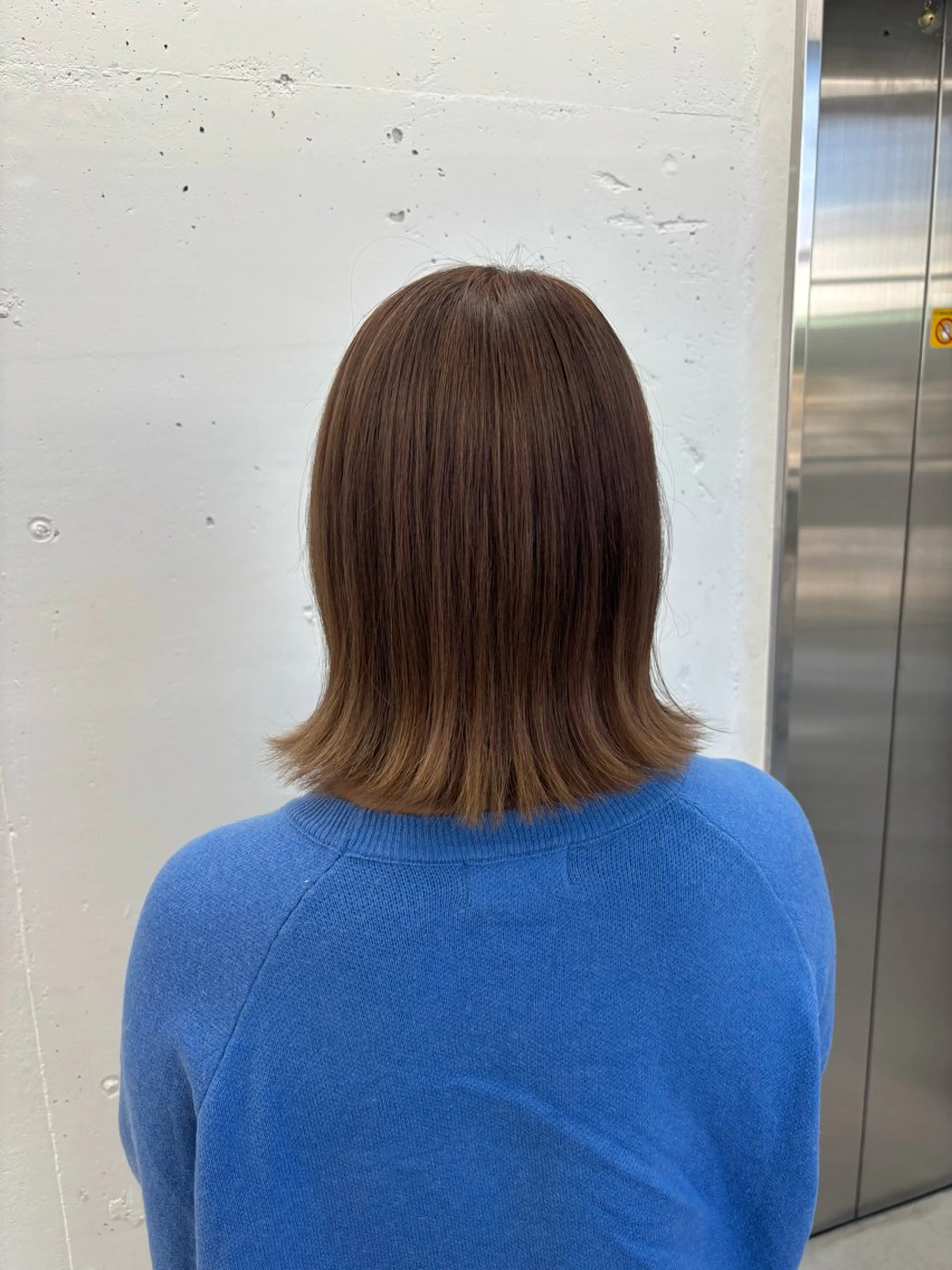 ミディアム カラー ベージュカラー ミルクティーベージュ ヘアカラー トリートメント ヘッドスパ 🌼あいり🌼 JILLSTUDIOのヘアスタイル