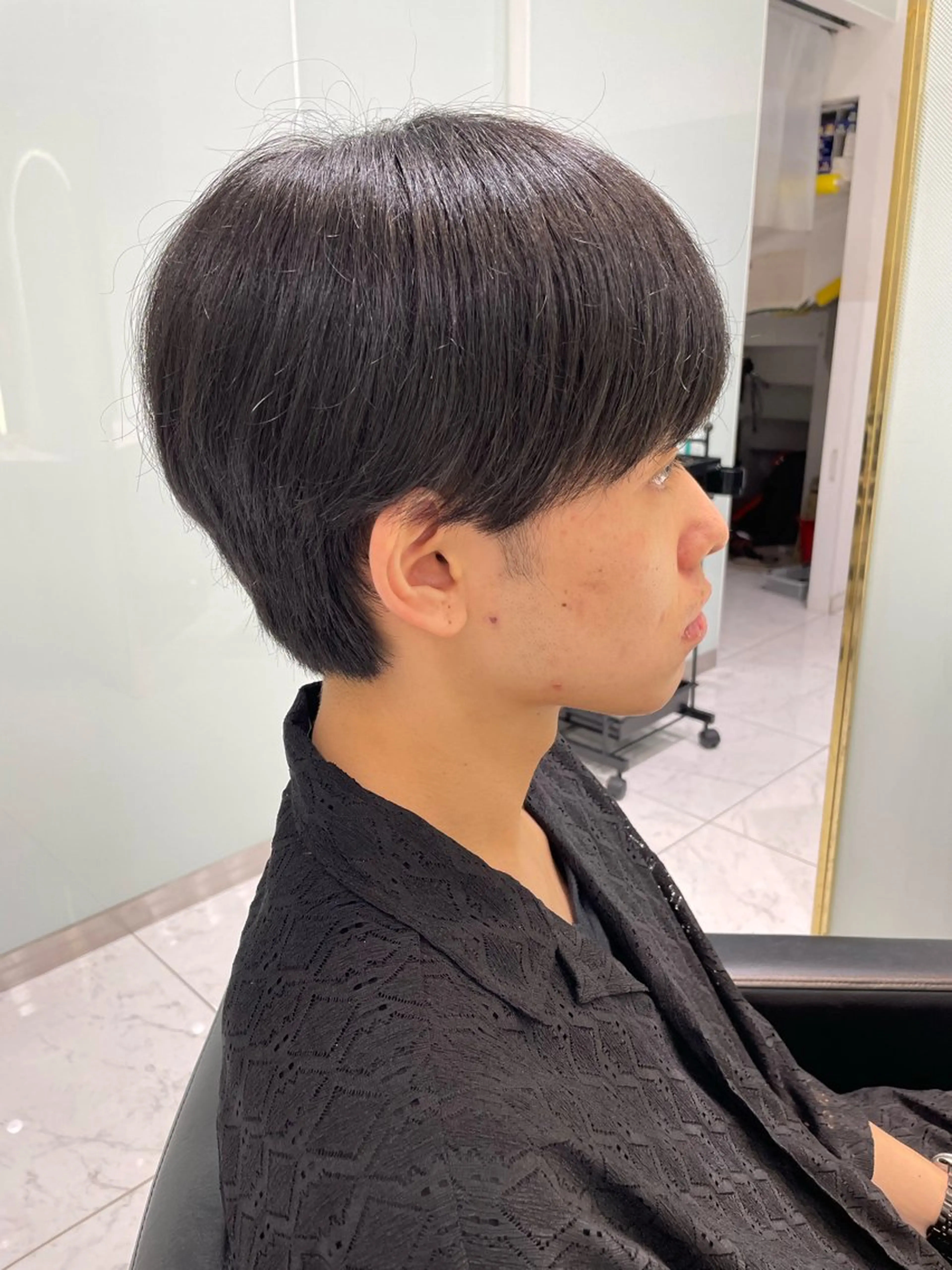 ショート メンズ メンズショート 刈り上げ ショートヘア 六本木美容室白金店所属・塚田 将輝のヘアスタイル