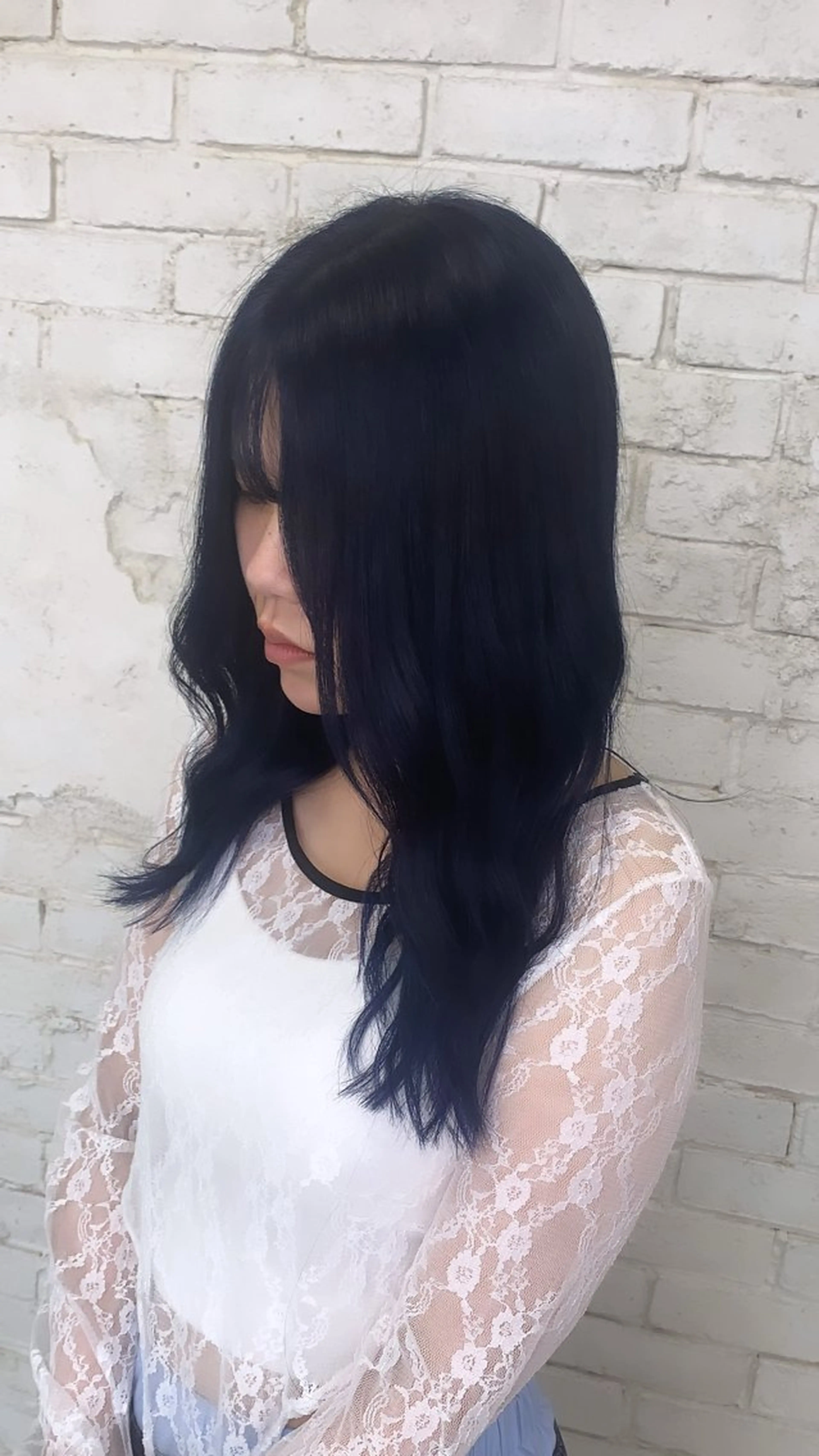 寒色系ワンカラー🐬💜🦋🦄＋トリートメント𓂃🌿𓈒𓏸＋巻き髪セット💕の写真