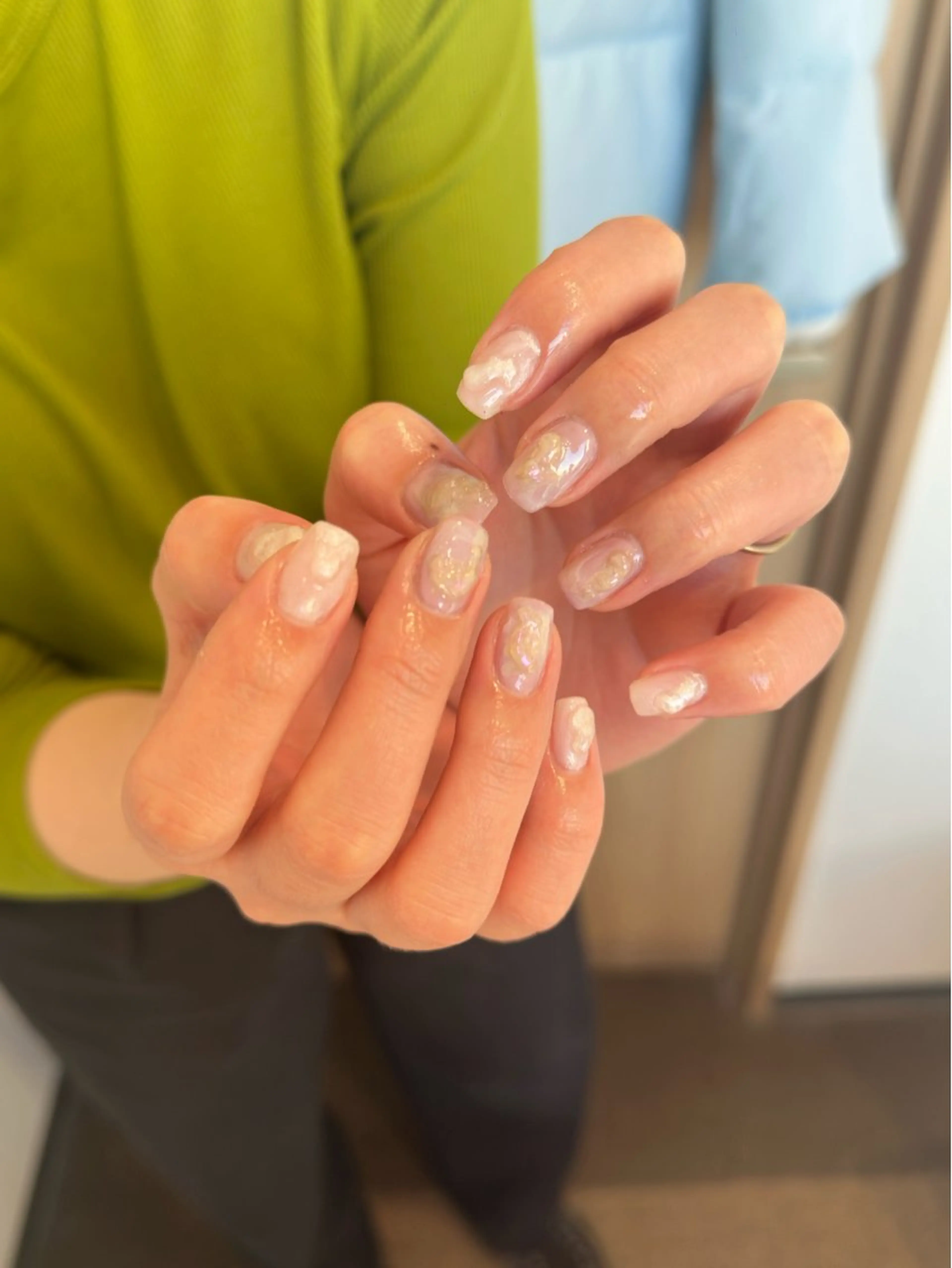 ネイル ハンドネイル 🎀フェイ フェイ🫧💗のネイルデザイン