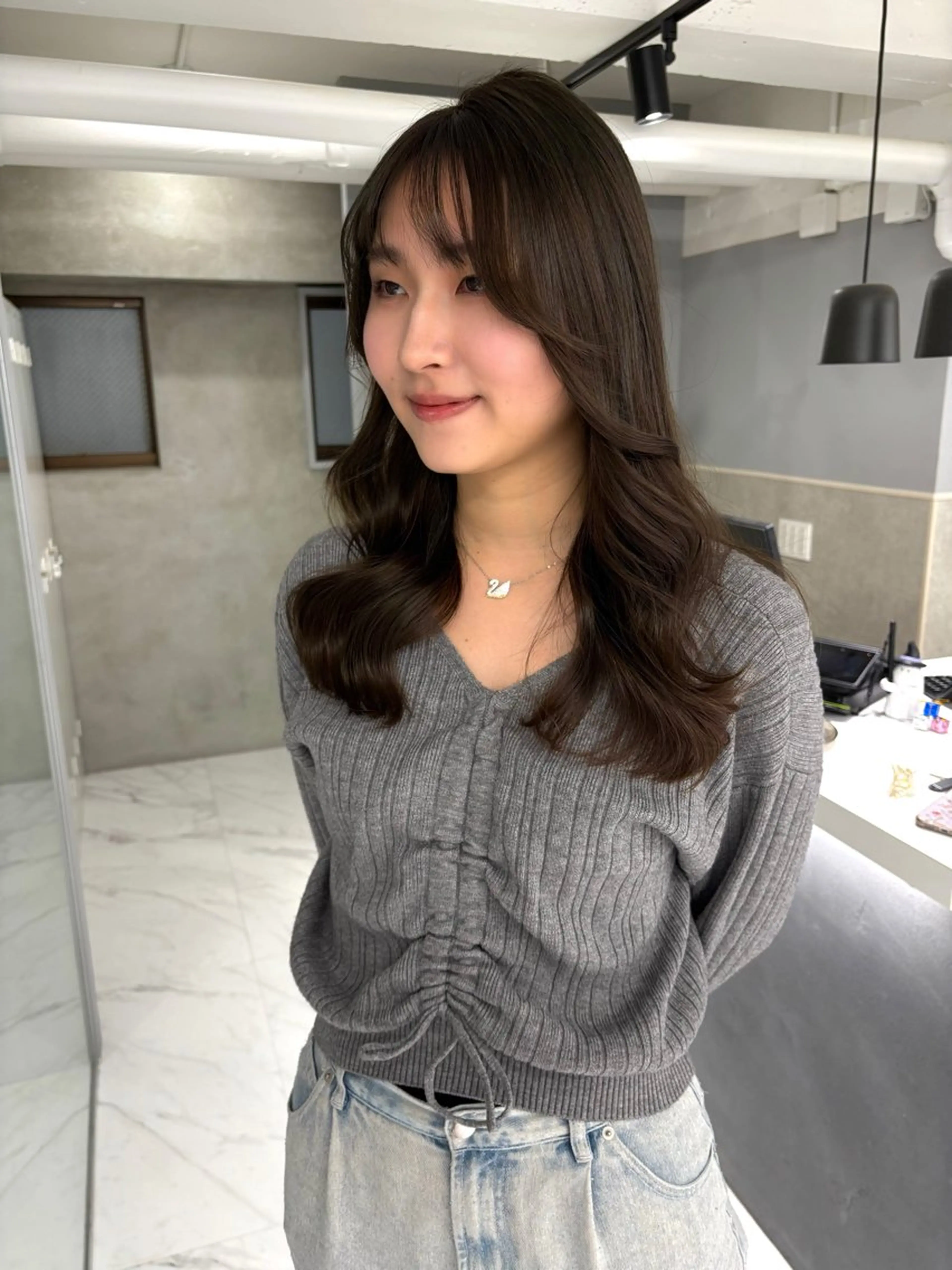 ロング カラー 透明感カラー ヘアカラー トリートメント Miyu🎀レイヤー ／透明感カラー🪽のヘアスタイル